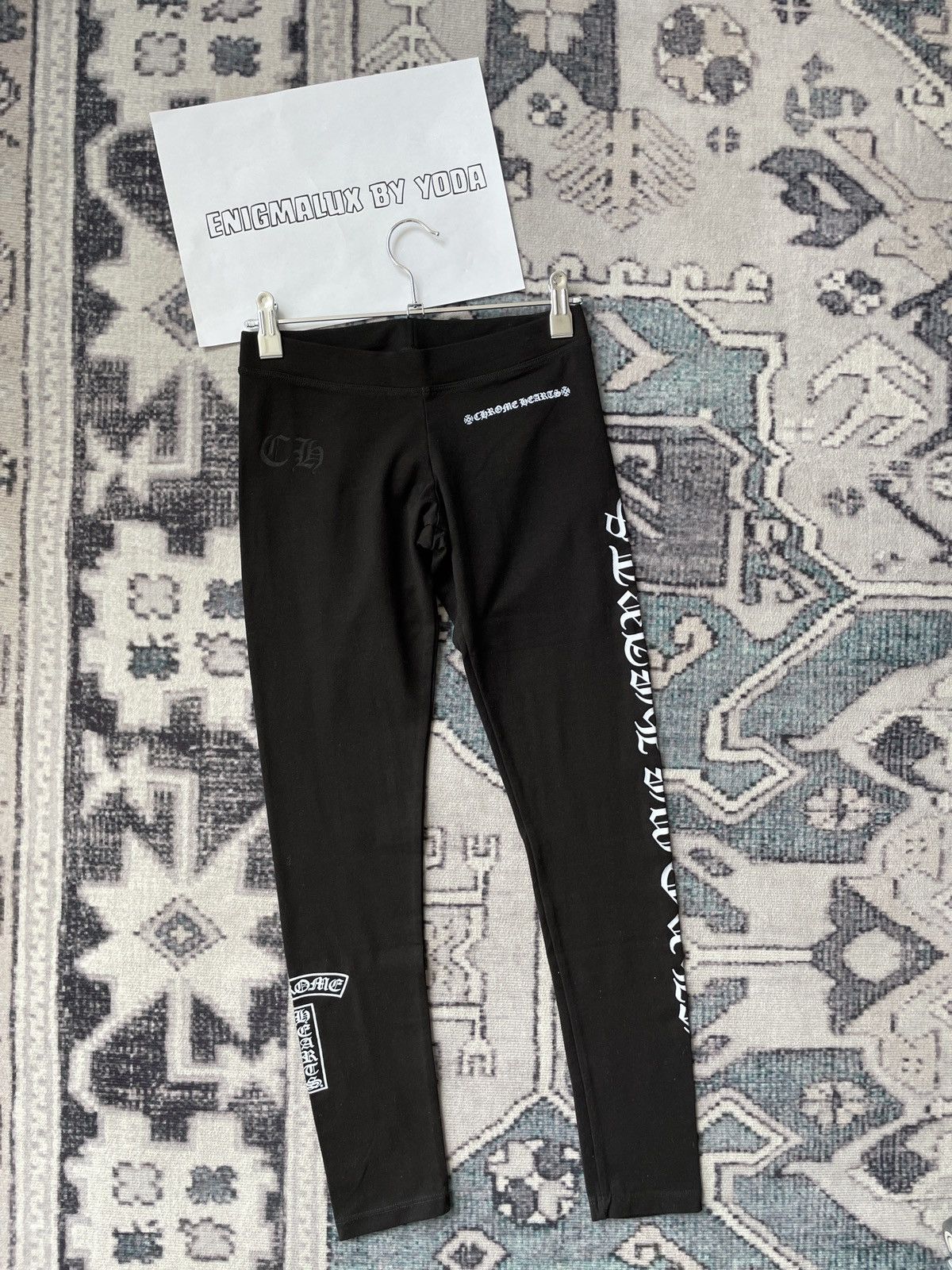 image of Chrome Hearts Legging in Black, Women's (Size 26)
