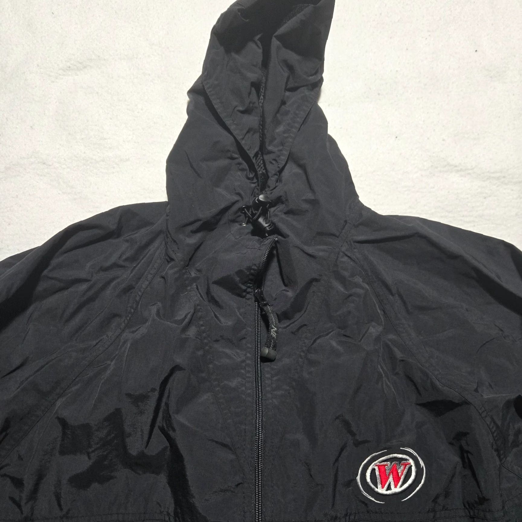 Rains North End Jacket Mens L Black Windbreaker Full Zip Polyester Mid-Length Modern Casual Size L / US 10 / IT 46 - 5 Thumbnail