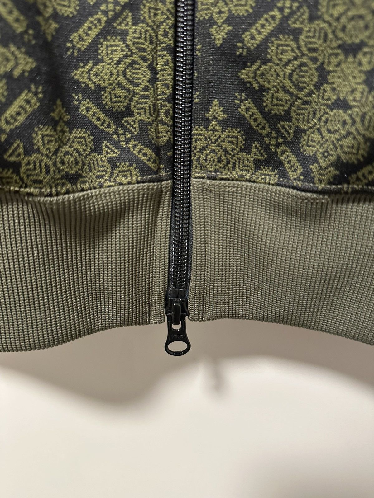 Needles Needles Green Jacquard Jq Track Poly Jacket Size M Size US M / EU 48-50 / 2 - 3 Thumbnail