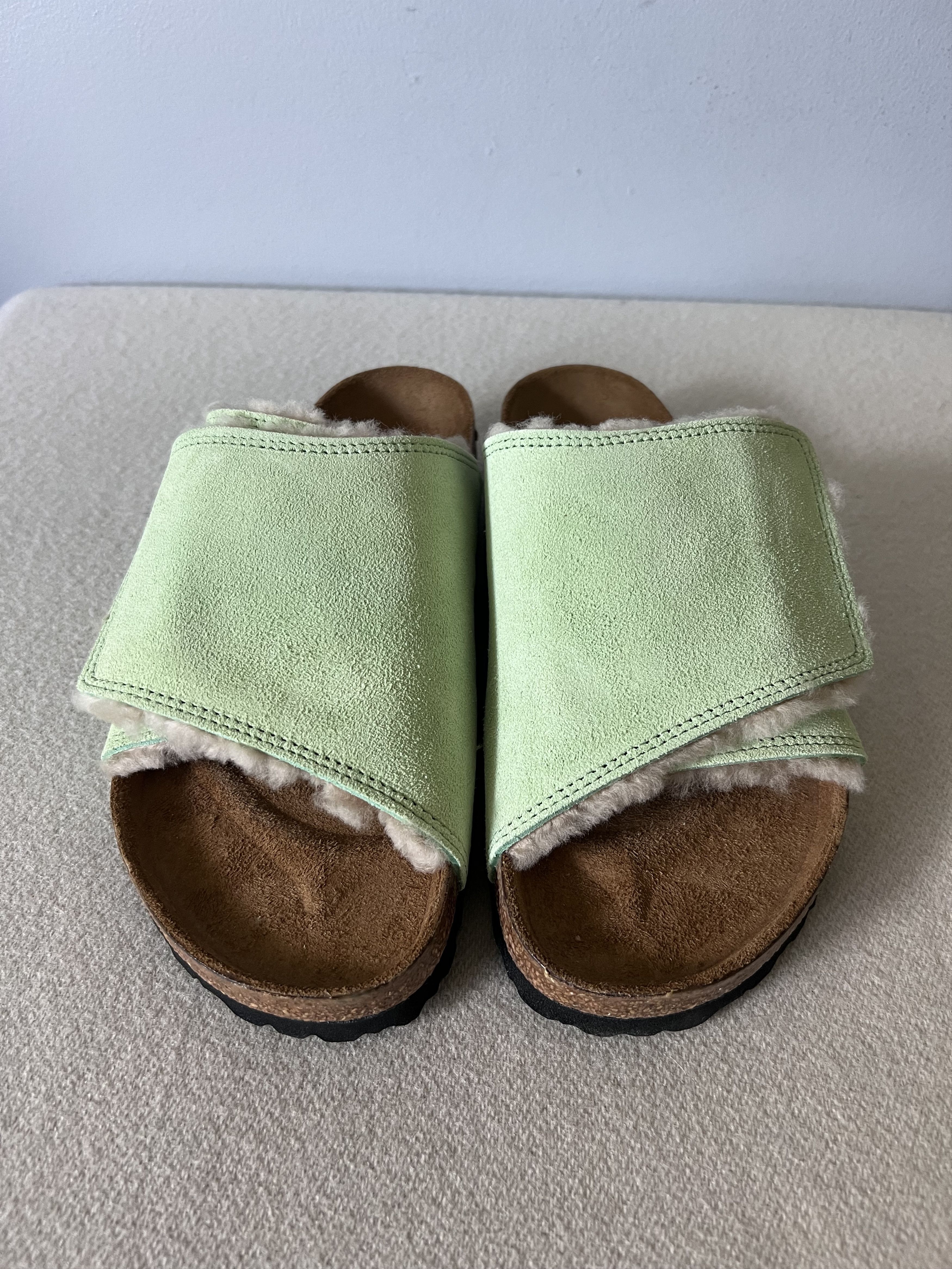 Stussy Birkenstock Solana Sandals in Green