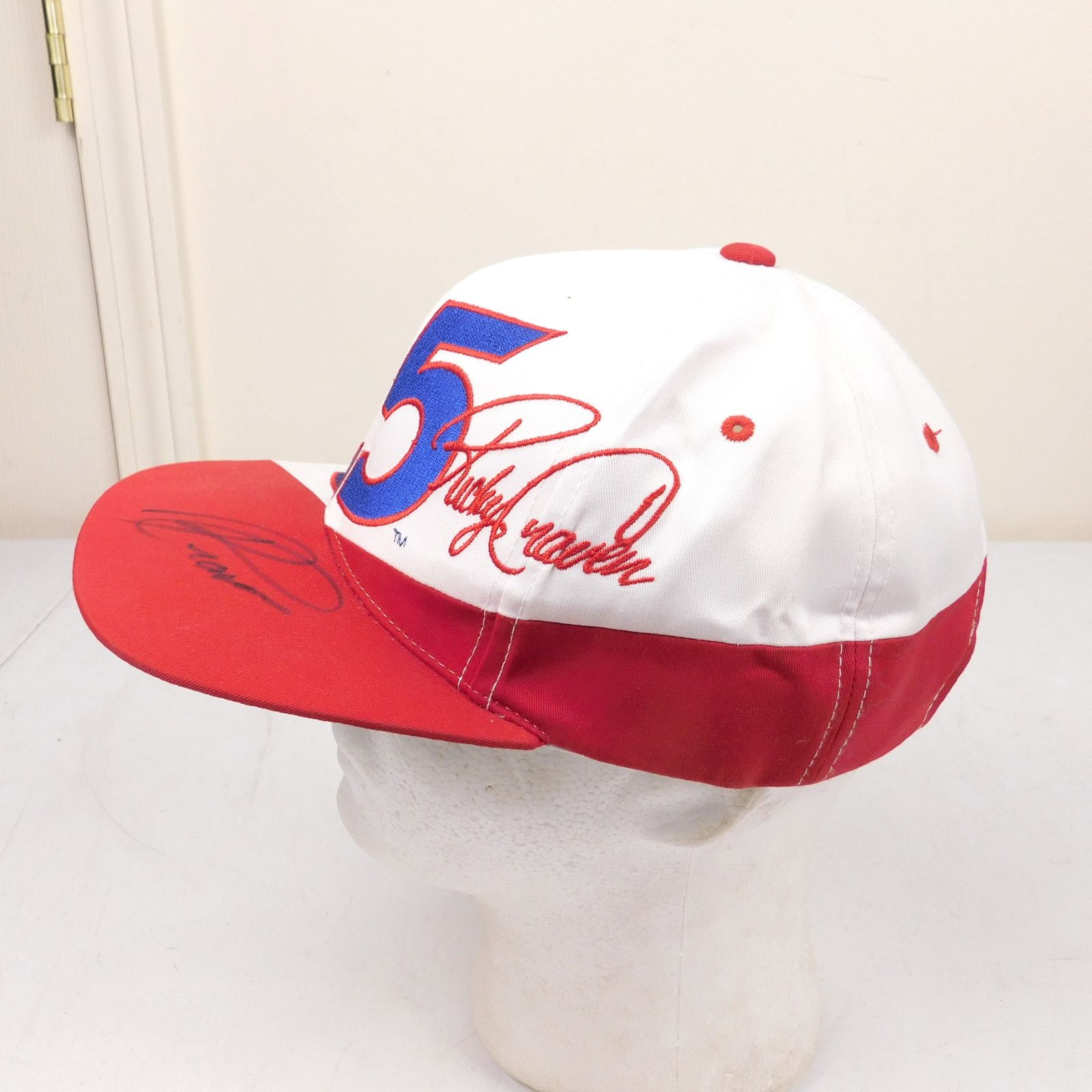 Chase Authentics Ricky Craven Signed Bud Racing Hat 25 Snapback Adjustable Size ONE SIZE - 3 Thumbnail