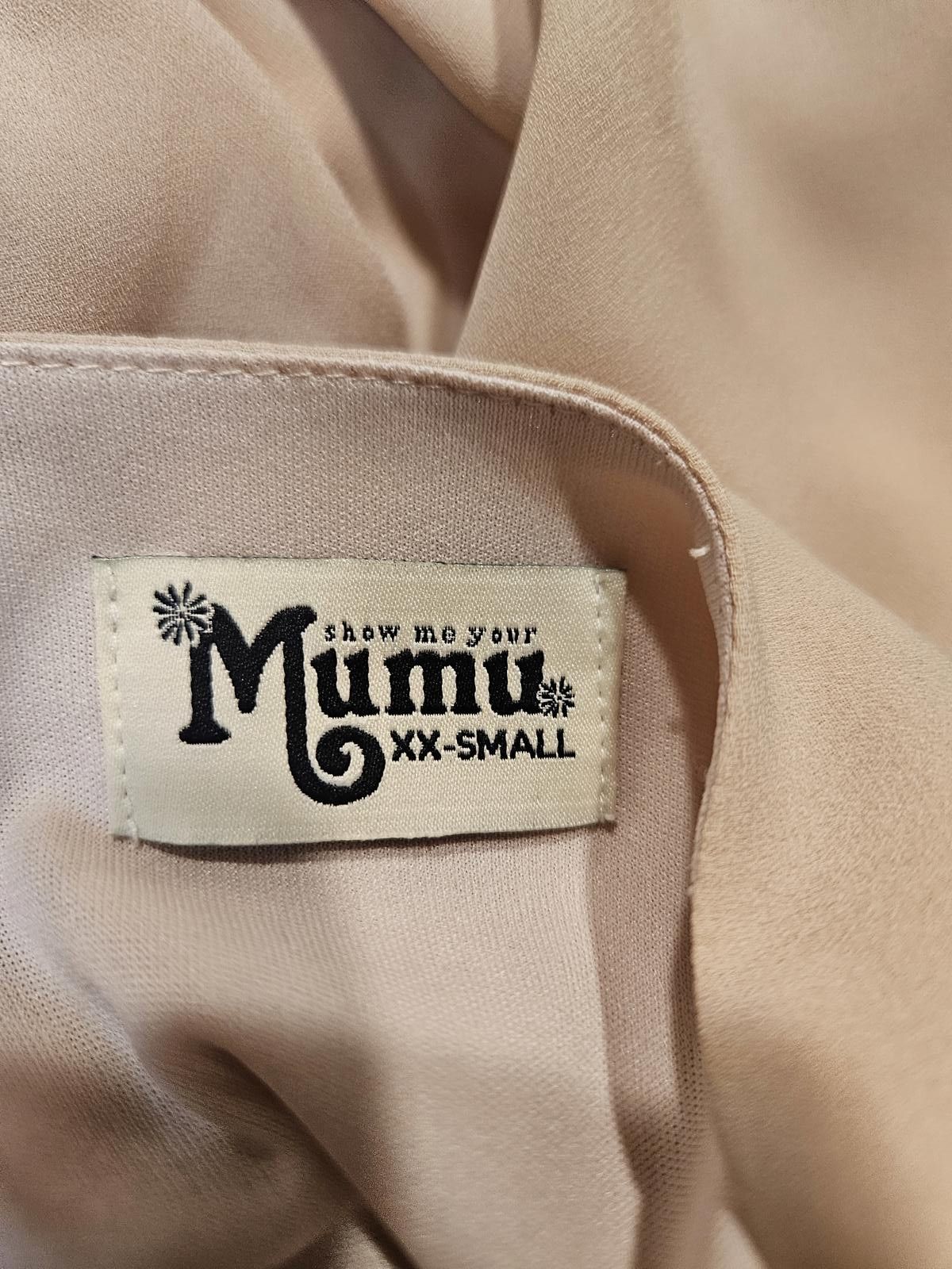 Designer Show Me Your Mumu XX-Small Wrap Dress - Elegant Blush Size XXS / US 00 / IT 34 - 3 Thumbnail
