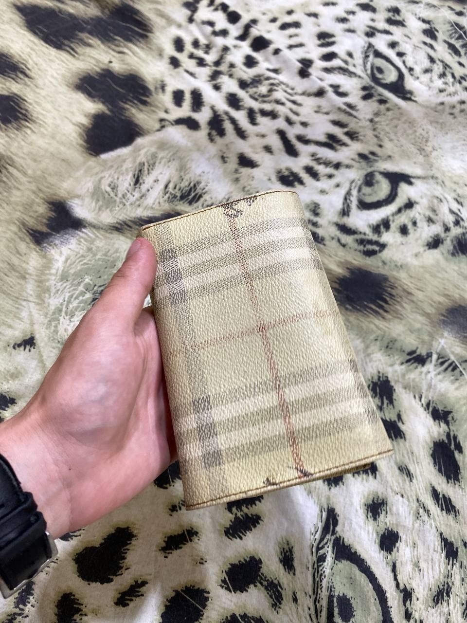 Burberry Vintage Burberry Nova Check Leather Wallet Size ONE SIZE - 7 Thumbnail