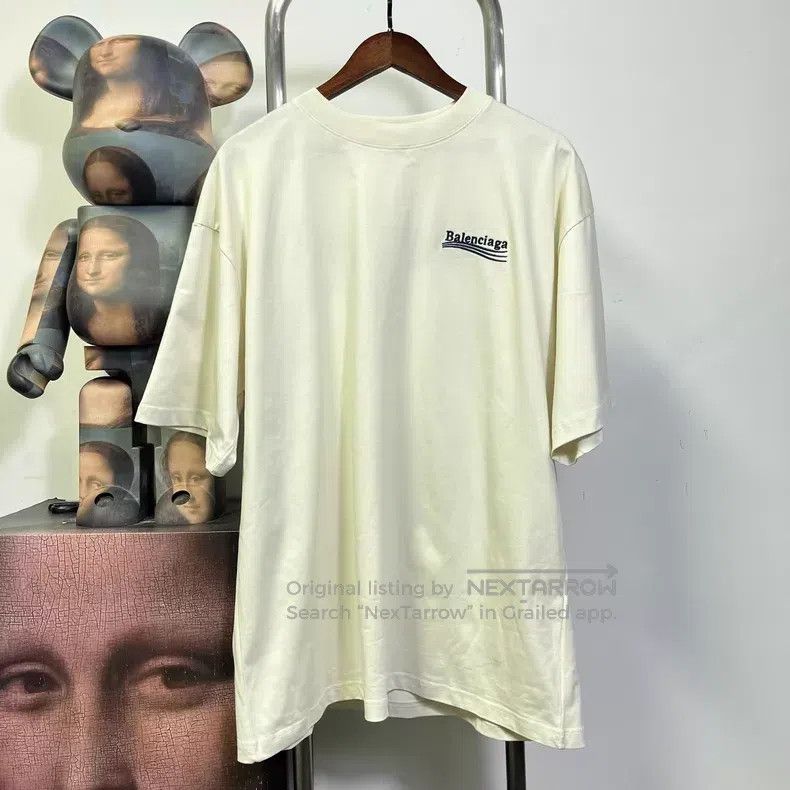 Balenciaga Balenciaga Embroidered wave short-sleeve Size US S / EU 44-46 / 1 - 1 Thumbnail