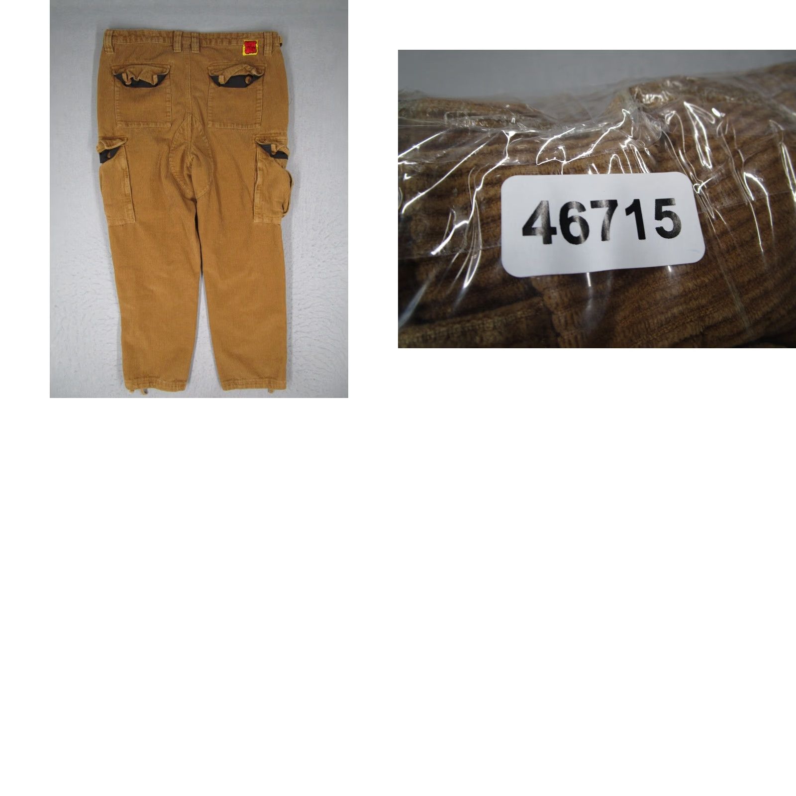 Empyre Empyre Mens Pants 32 Brown Relaxed Cargo Corduroy Streetwear 32x28 Mens Size US 32 / EU 48 - 8 Thumbnail