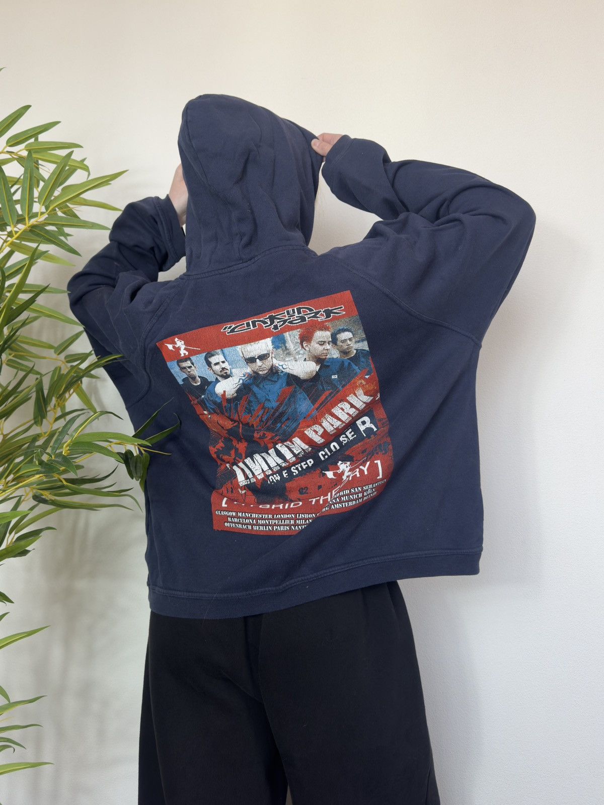 Band Tees VINTAGE LINKING PANK 2000s BOXY FIT HOODIE Size US XL / EU 56 / 4 - 12 Thumbnail