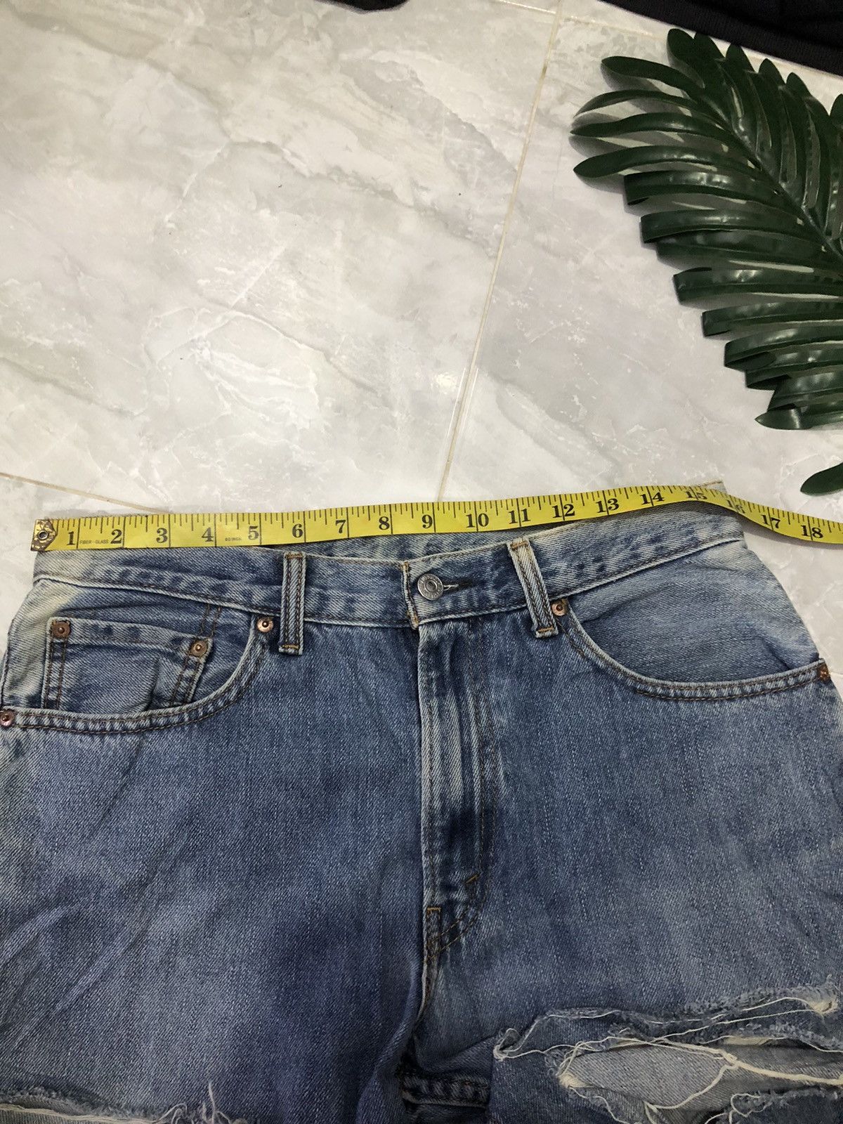 Levi's Vtg. Levi’s 550 Distressed Custom Ripped Jeans - One of One Size US 31 - 16 Thumbnail