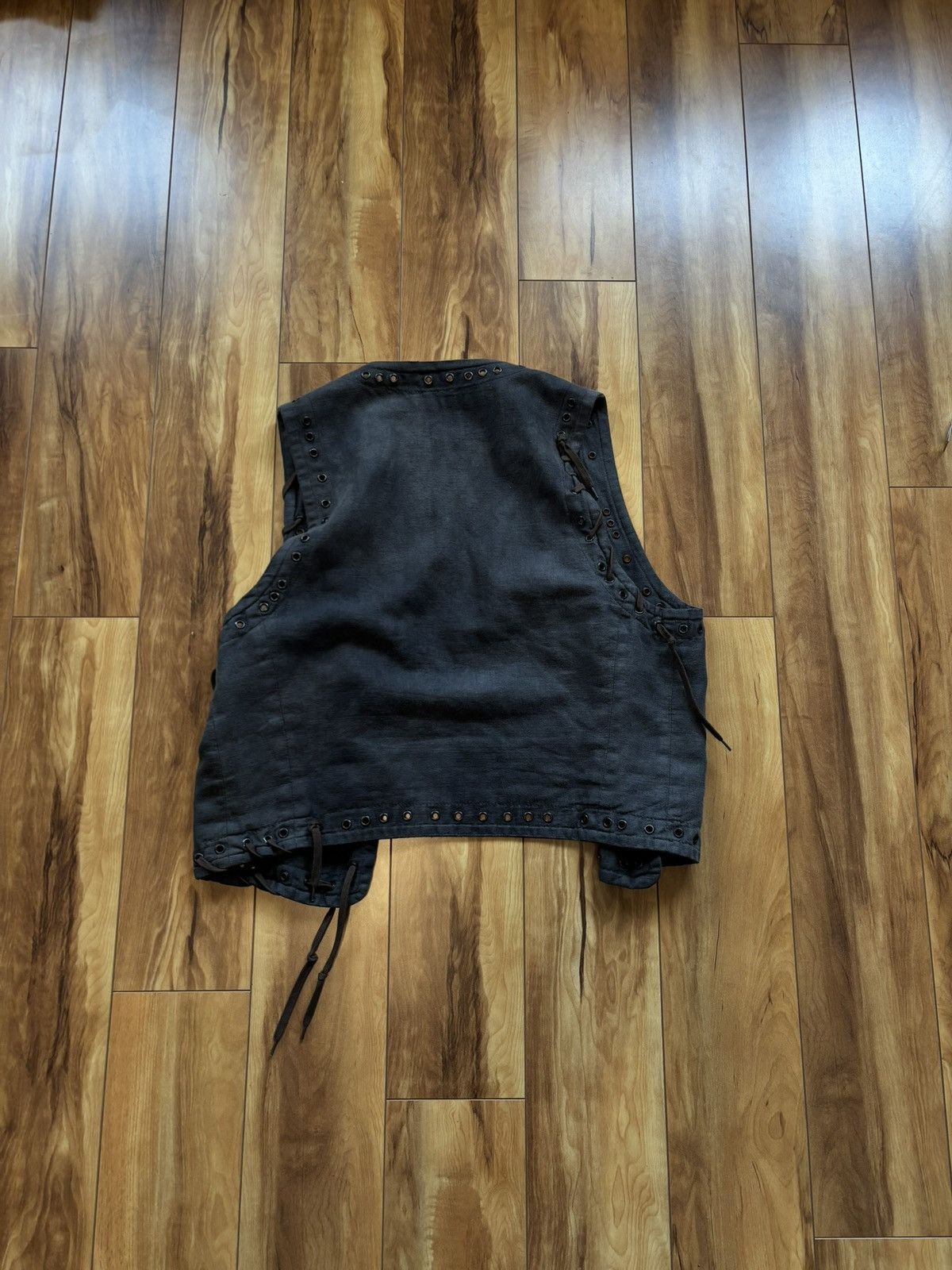 Dirk Bikkembergs Dirk Bikkembergs Grommet Shoelace Vest Size US M / EU 48-50 / 2 - 3 Thumbnail