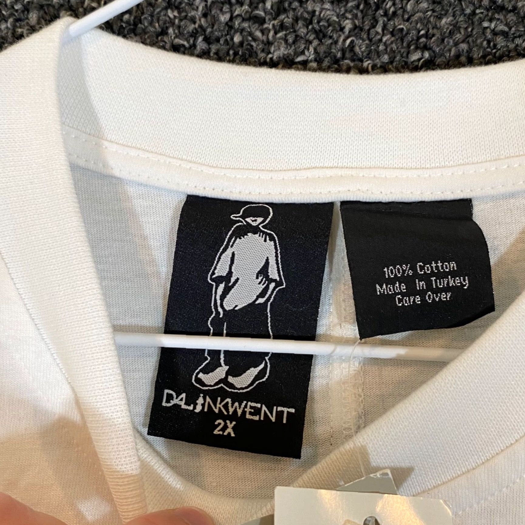 Vintage VINTAGE Dalinkwent Men's T-Shirt 2X White Hip Hop Cipher Short Sleeve Cotton Logo Size US XXL / EU 58 / 5 - 3 Thumbnail