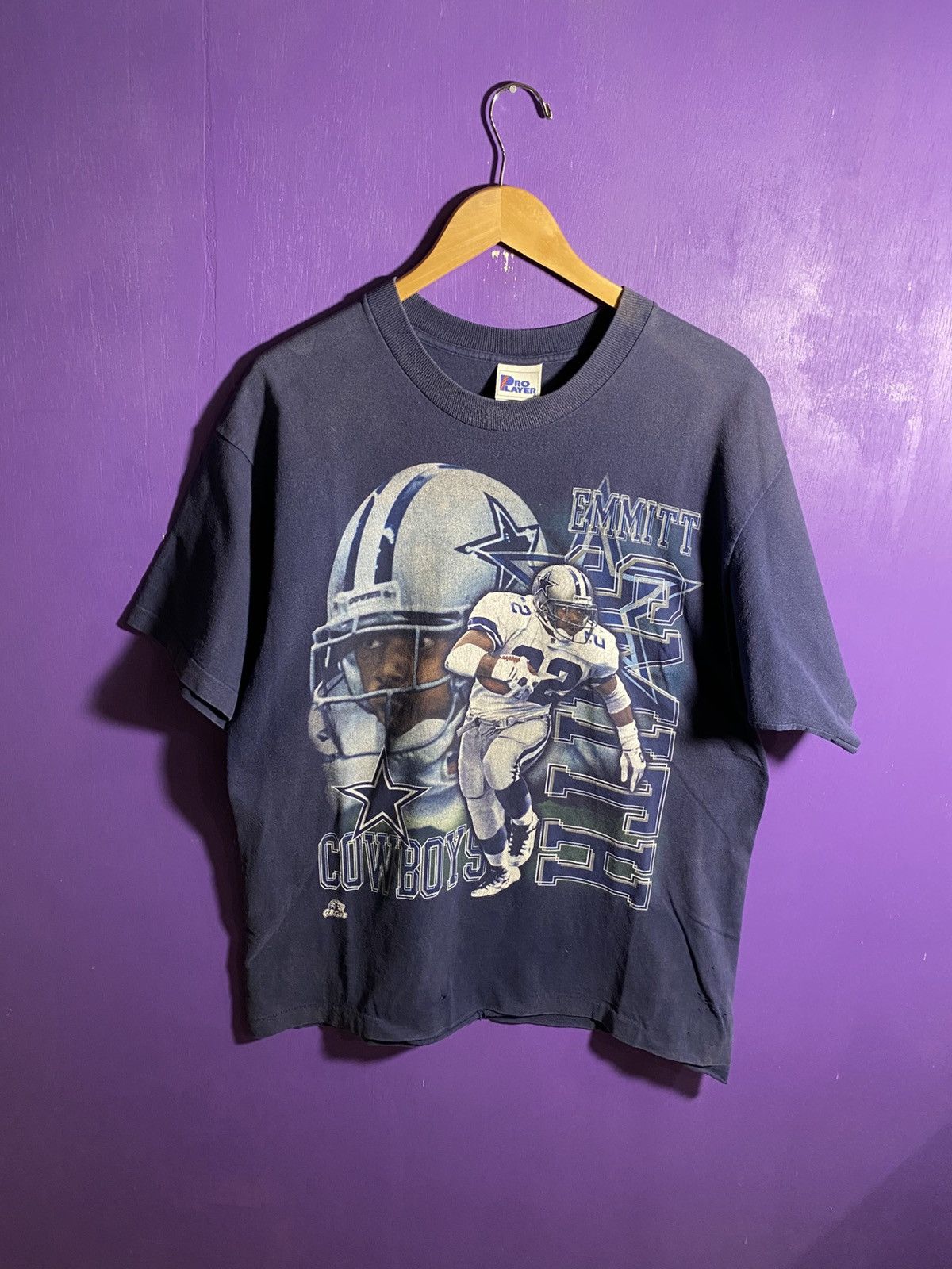 Pro Player Vintage 90s Dallas cowboys Emmitt smith player tee Size US L / EU 52-54 / 3 - 1 Thumbnail