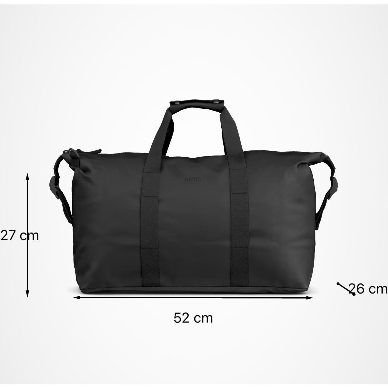 Rains New Rains weekender bag black W3 Size ONE SIZE - 6 Thumbnail