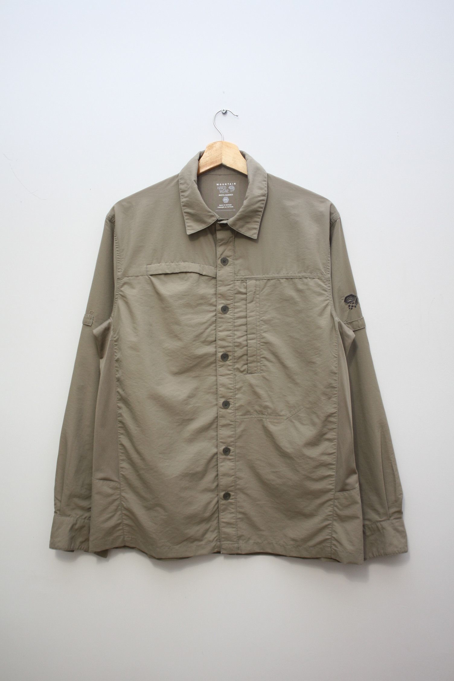 Mountain Hardwear Mountain Hardwear Beige L/S Hiking Shirt Men's Size US M / EU 48-50 / 2 - 1 Thumbnail