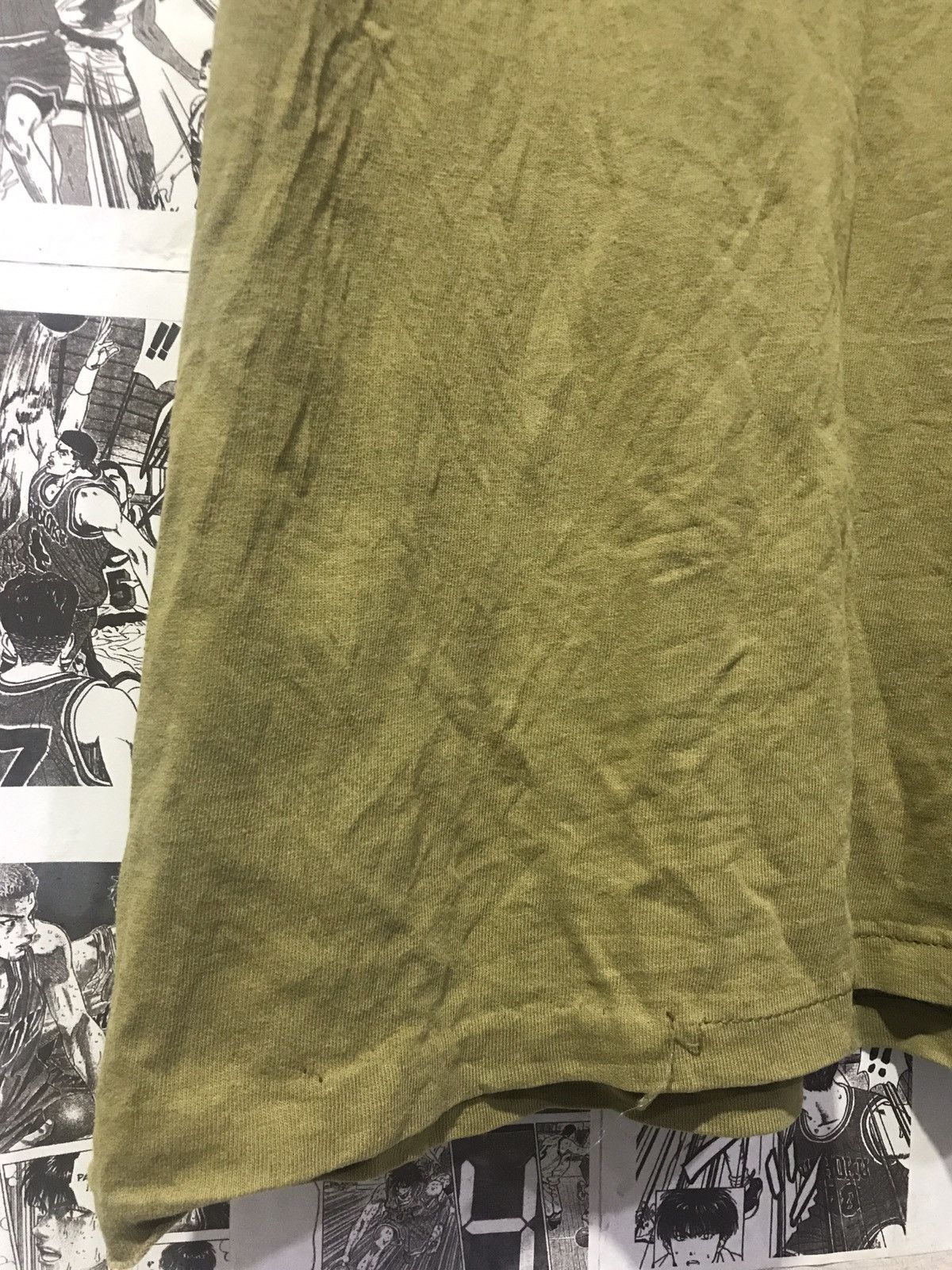 Band Tees × Tultex × Vintage Vintage 90s Backstreet Boy Olive Green T-shirt Size XL Size US XL / EU 56 / 4 - 5 Thumbnail