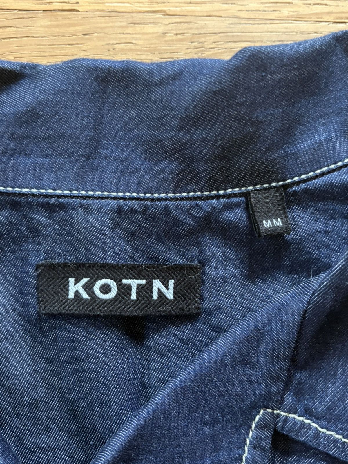 Kotn Kotn Chambray Camp Shirt Size US M / EU 48-50 / 2 - 3 Thumbnail