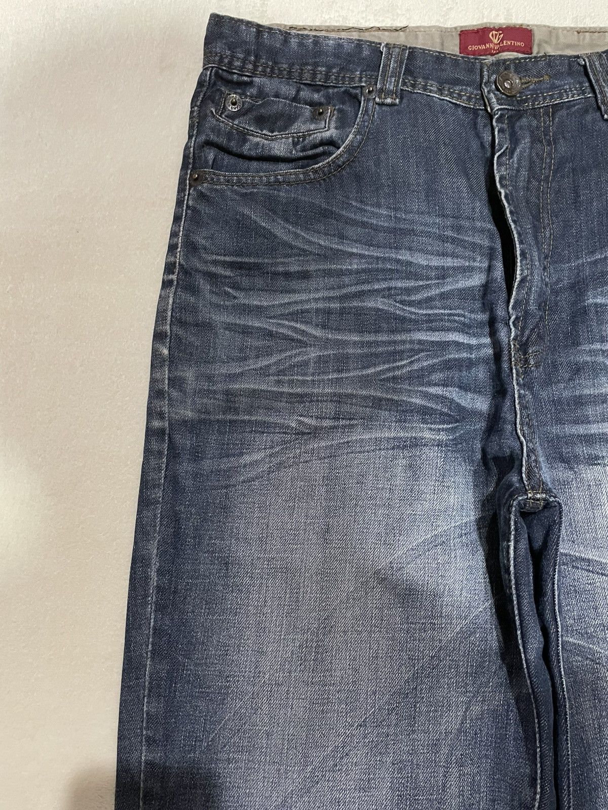 Giovanni Valentino Vintage Giovanni Valentino Mudwash Distressed Denim Jeans Size US 32 / EU 48 - 5 Thumbnail