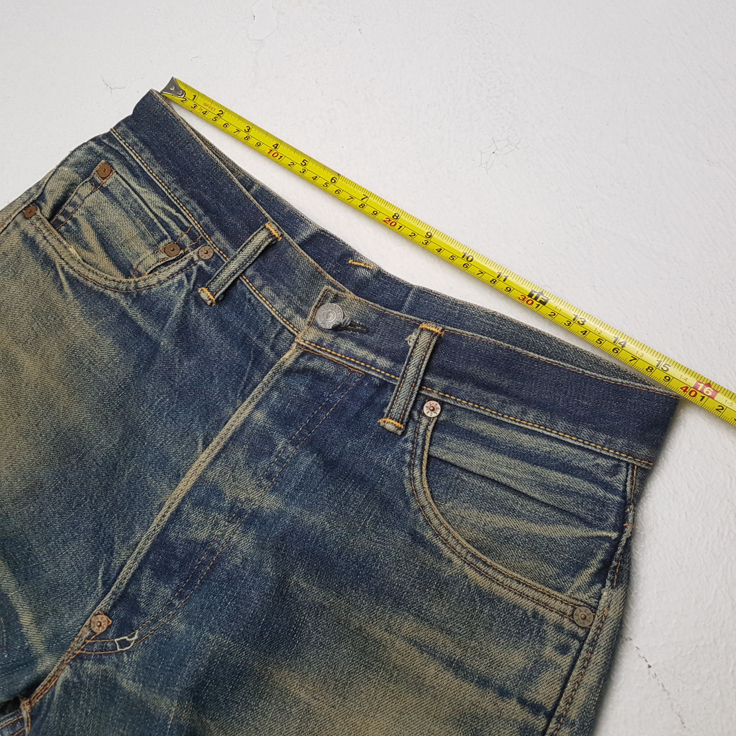 Japanese Brand × Vintage EVIS Japanese Brand Custom Daicock Short Jeans Size US 31 - 5 Thumbnail