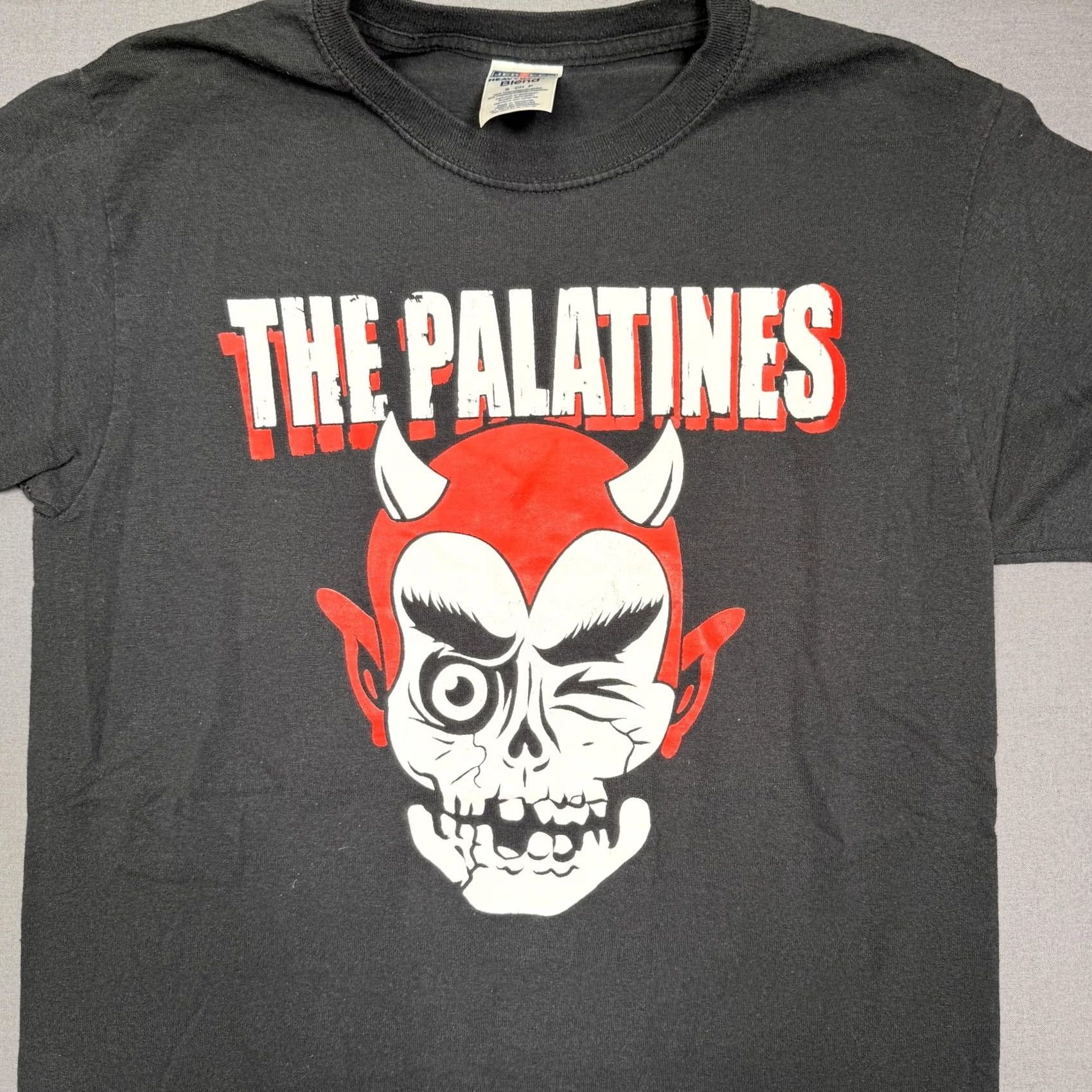 Jerzees Jerzees The Palatines Punk Band Skull Devil Tee T-Shirt Black Mens Small Shirt Size US S / EU 44-46 / 1 - 2 Thumbnail