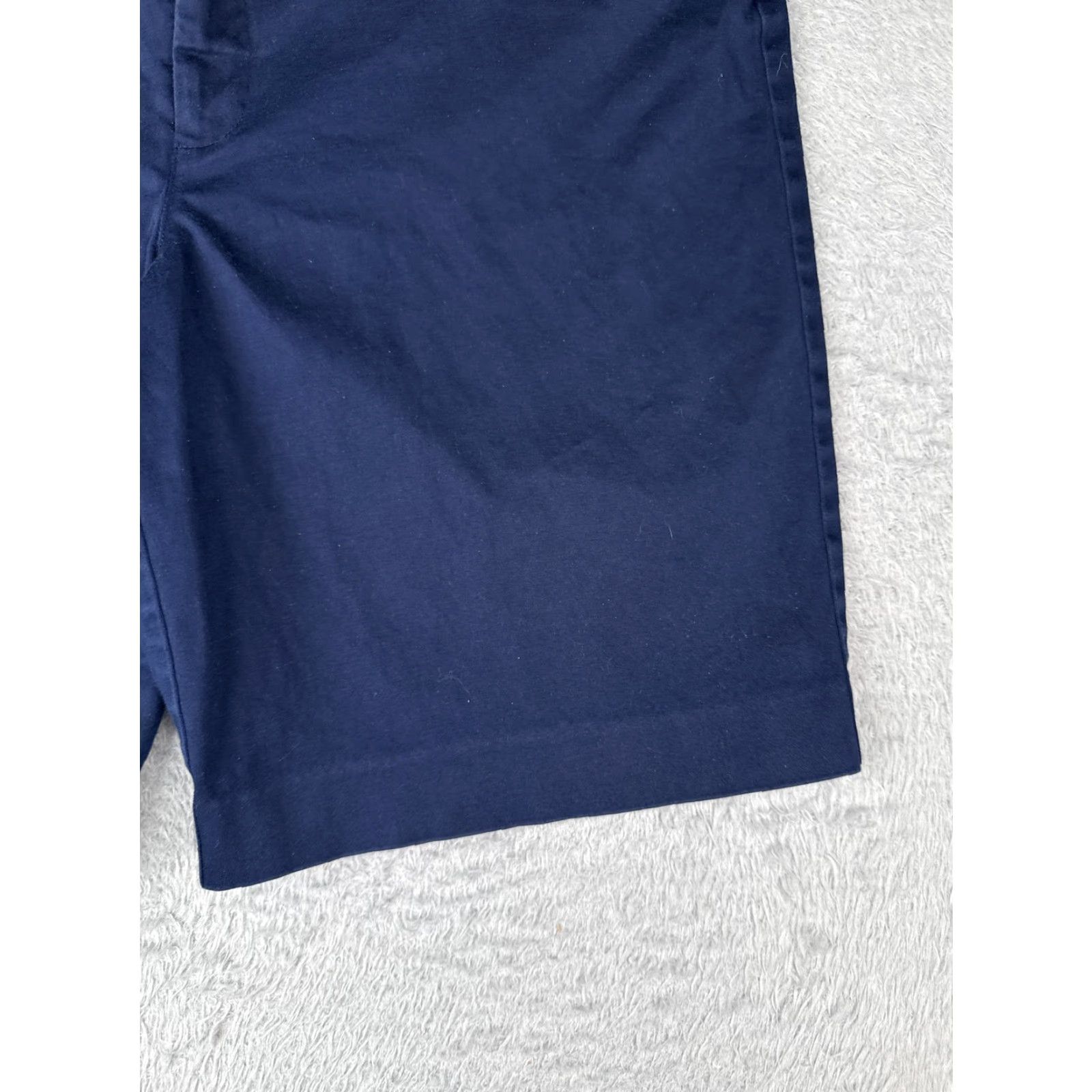 Ralph Lauren Lauren Ralph Lauren Shorts Womens 36x10 Navy Blue Chino Flat Front Pockets Size 25" / US 0 / IT 36 - 2 Thumbnail