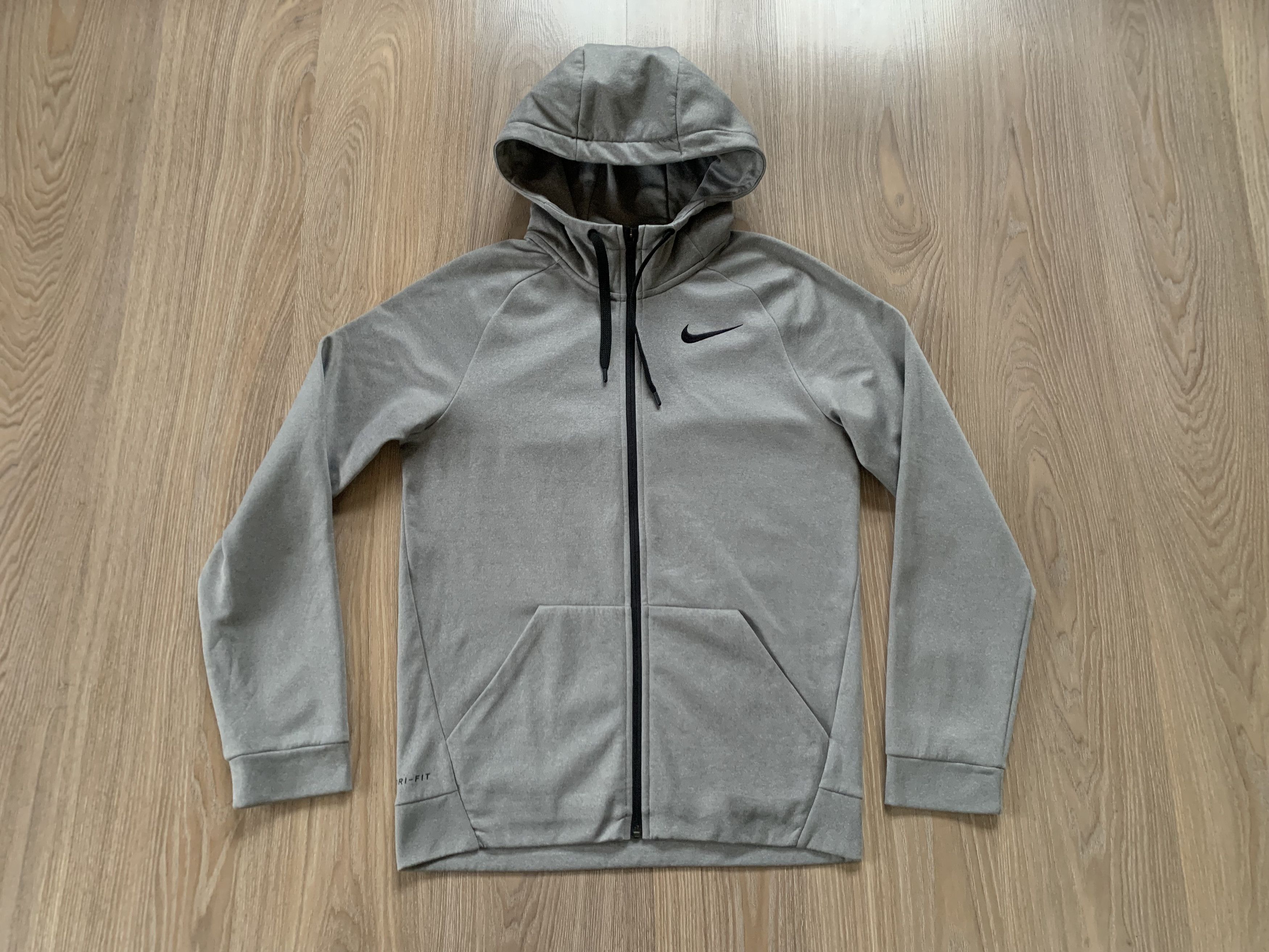 Nike Nike Dri Fit Grey Zip Hoodie Size US S / EU 44-46 / 1 - 2 Thumbnail