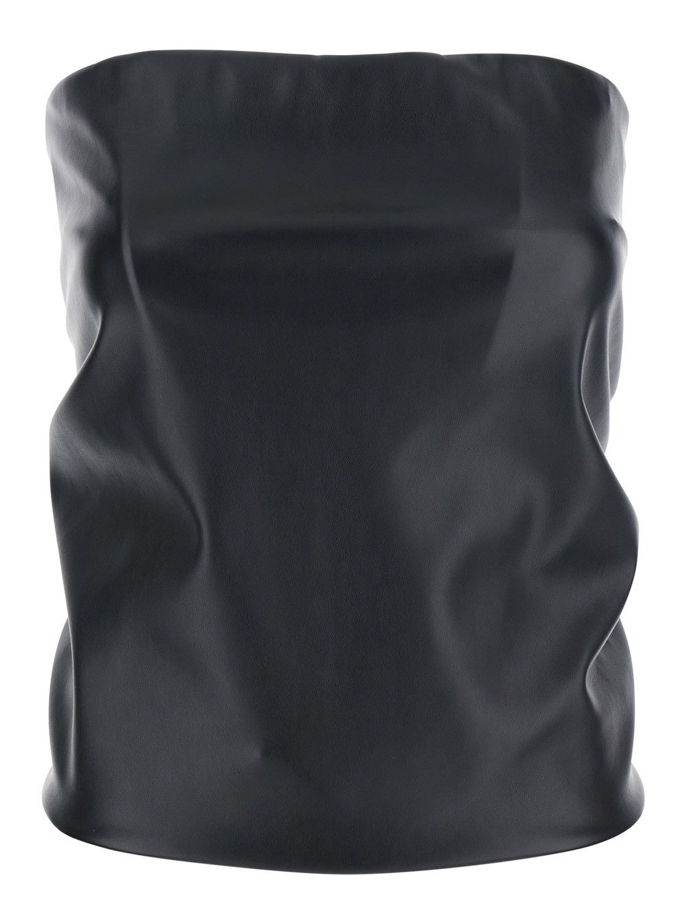 Sportmax 'Lindsey' Black Bandeau Top with V-Neck on the Back in Tech Fabric Woman Size L / US 10 / IT 46 - 1 Thumbnail