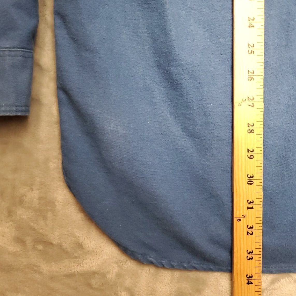 Eddie Bauer VINTAGE Eddie Bauer Shirt Mens XLT Blue 100% Cotton Flannel Chamois Outdoor Gorp Casual Button-Up Size US XL / EU 56 / 4 - 7 Thumbnail
