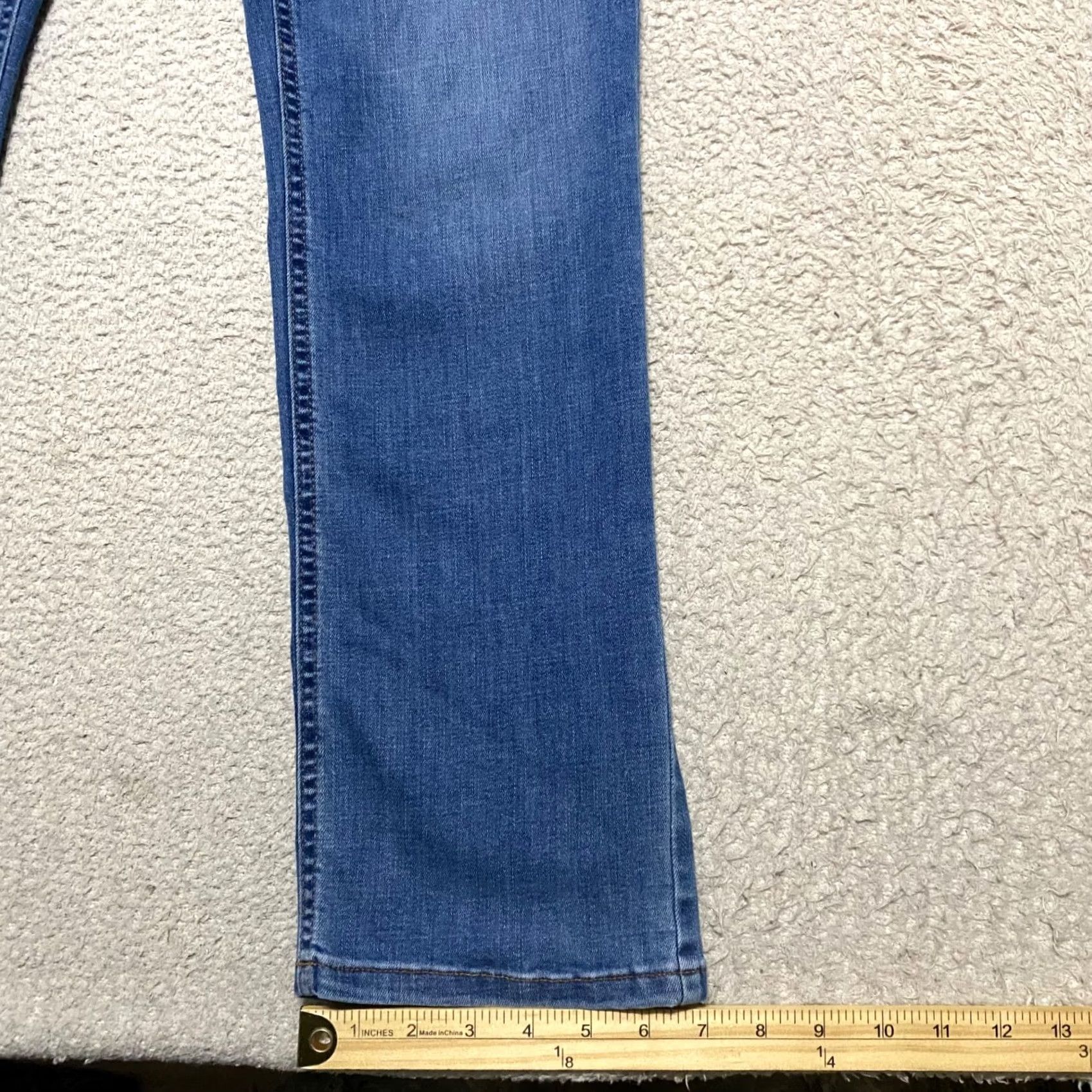 J. Jill J. Jill Jeans Blue Denim Medium Wash 6 Tall Bootcut Mid Rise 5-Pocket Slim 27in Inseam Jeans Womens Size 6 Tall Blue Denim Moore Size 28" / US 6 / IT 42 - 6 Thumbnail