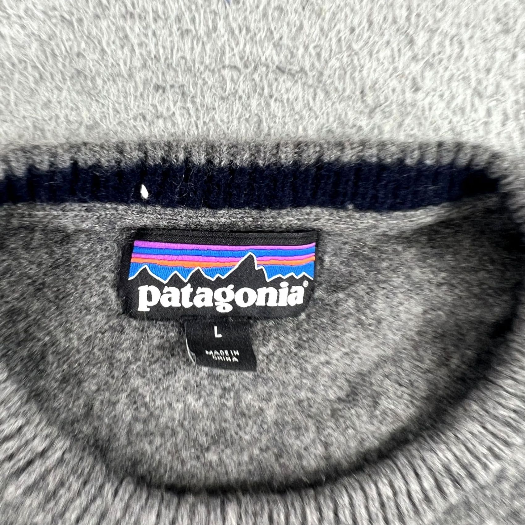 Patagonia Final Answer: Patagonia Recycled Cashmere Pullover Sweater Womens Large Gray Pre-owned Size L / US 10 / IT 46 - 3 Thumbnail
