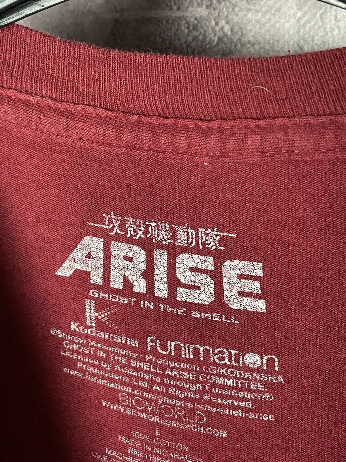 Anime Vintage Ghost in the Shell Anime Tee Size US L / EU 52-54 / 3 - 9 Thumbnail