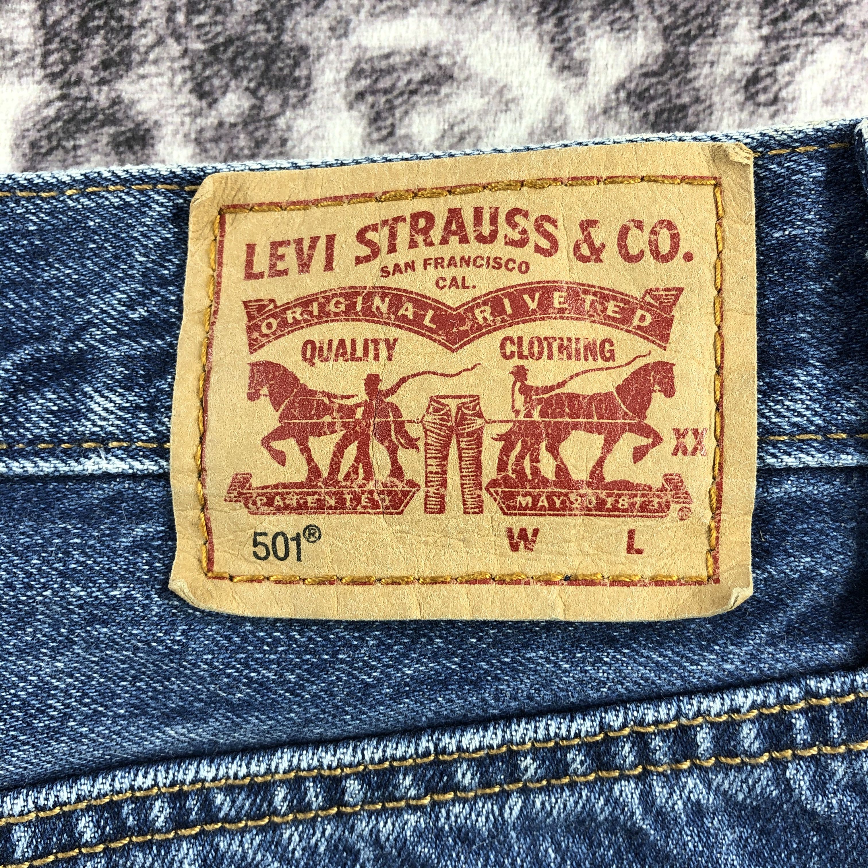 Levi's Vintage Blue Wash Levis 501 Jeans-JM3041 Size US 30 / EU 46 - 5 Thumbnail