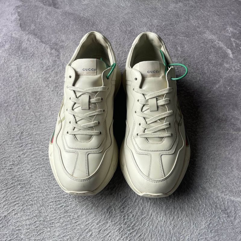Gucci Gucci Rhyton Logo Low-Top Sneakers for Men - Size US 9.5 / EU 42-43 - 2 Thumbnail