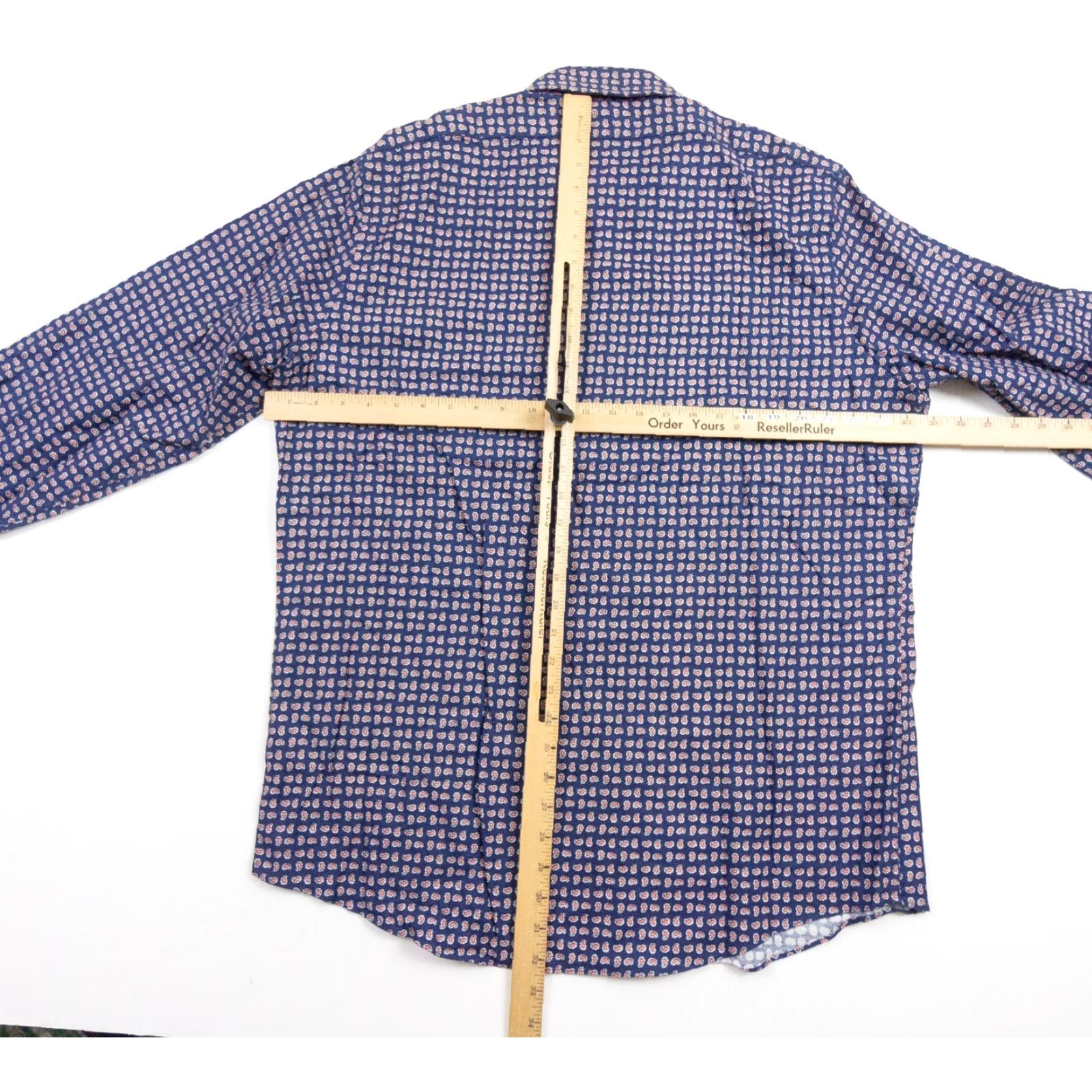Brooks Brothers VINTAGE BROOKS BROTHERS Shirt Mens XL Blue Paisley Oxford OCBD Long Sleeve Button-Up Size US XL / EU 56 / 4 - 7 Thumbnail