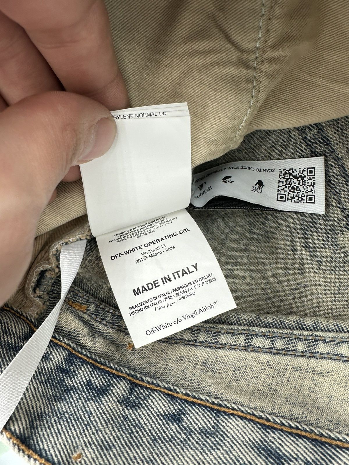 Off-White OFF WHITE denim over SKIRT Size 26" / US 2 / IT 38 - 13 Thumbnail