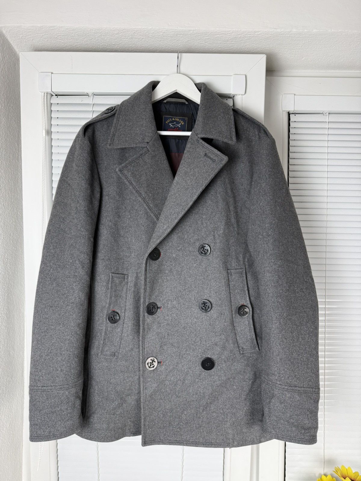 Paul & Shark Paul & Shark Wool Coat Size US L / EU 52-54 / 3 - 1 Thumbnail