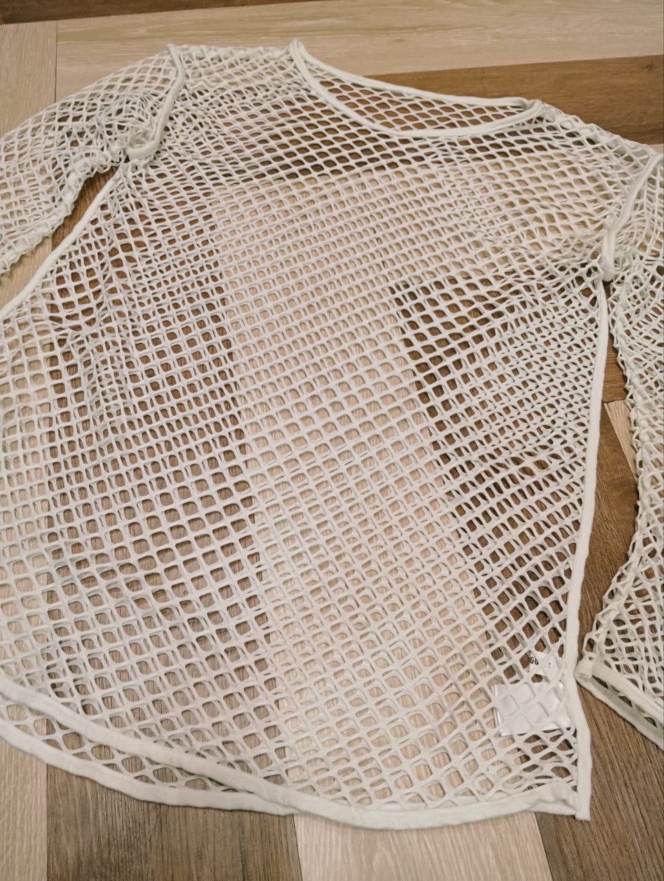 Japanese Brand WEGO JAPAN WHITE MESH TOPS Size US L / EU 52-54 / 3 - 3 Thumbnail