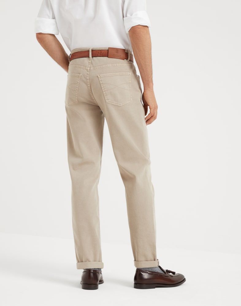 Brunello Cucinelli o1w1db10825 Dyed Denim Pants in Beige Size US 36 / EU 52 - 3 Thumbnail
