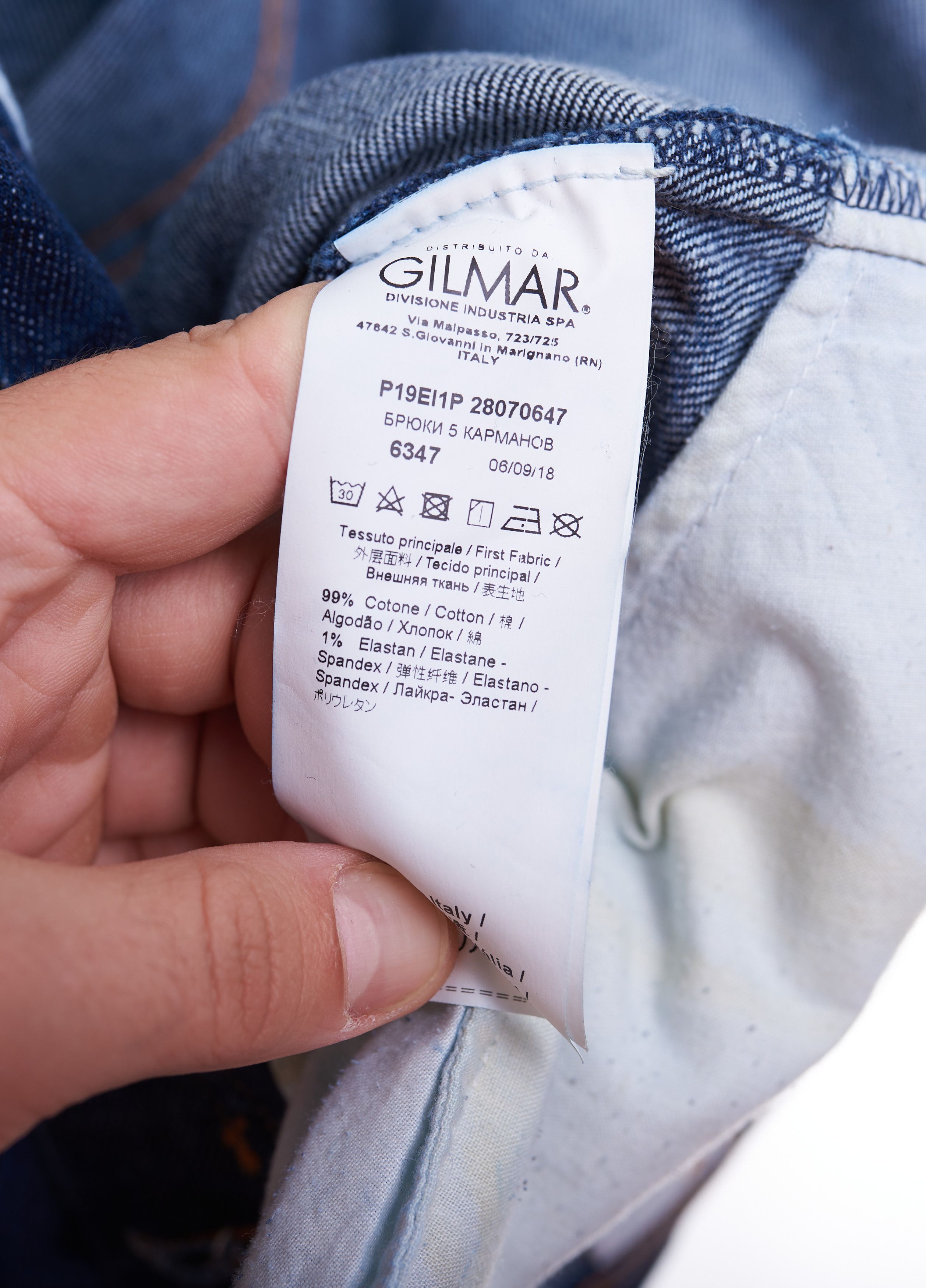 Iceberg Iceberg Monogram Blue Denim Jeans Printed Logo Size 32 Size US 32 / EU 48 - 6 Thumbnail
