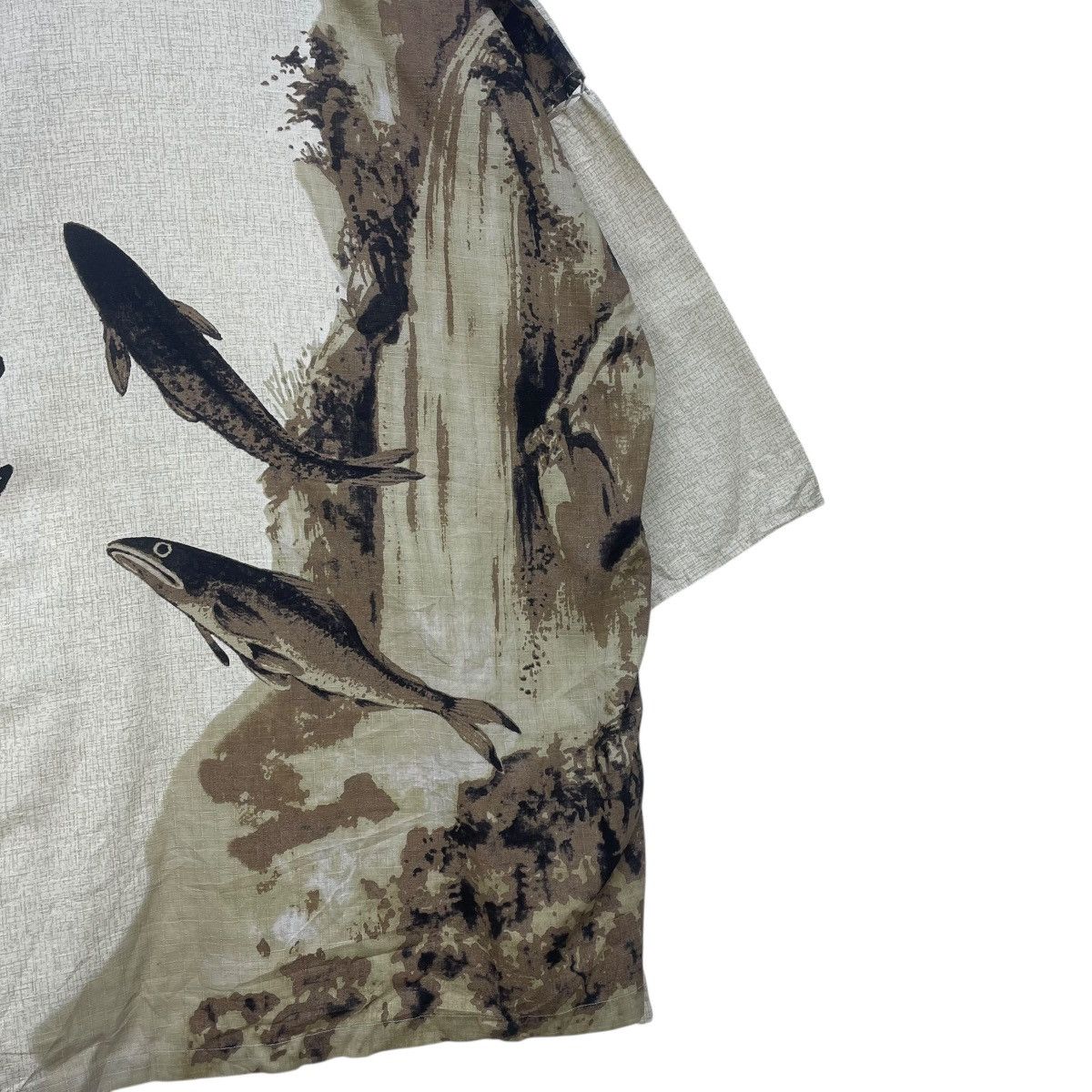 Japanese Brand 💥Japanese Traditional Kimono Printed Fish Koi Size US L / EU 52-54 / 3 - 4 Thumbnail