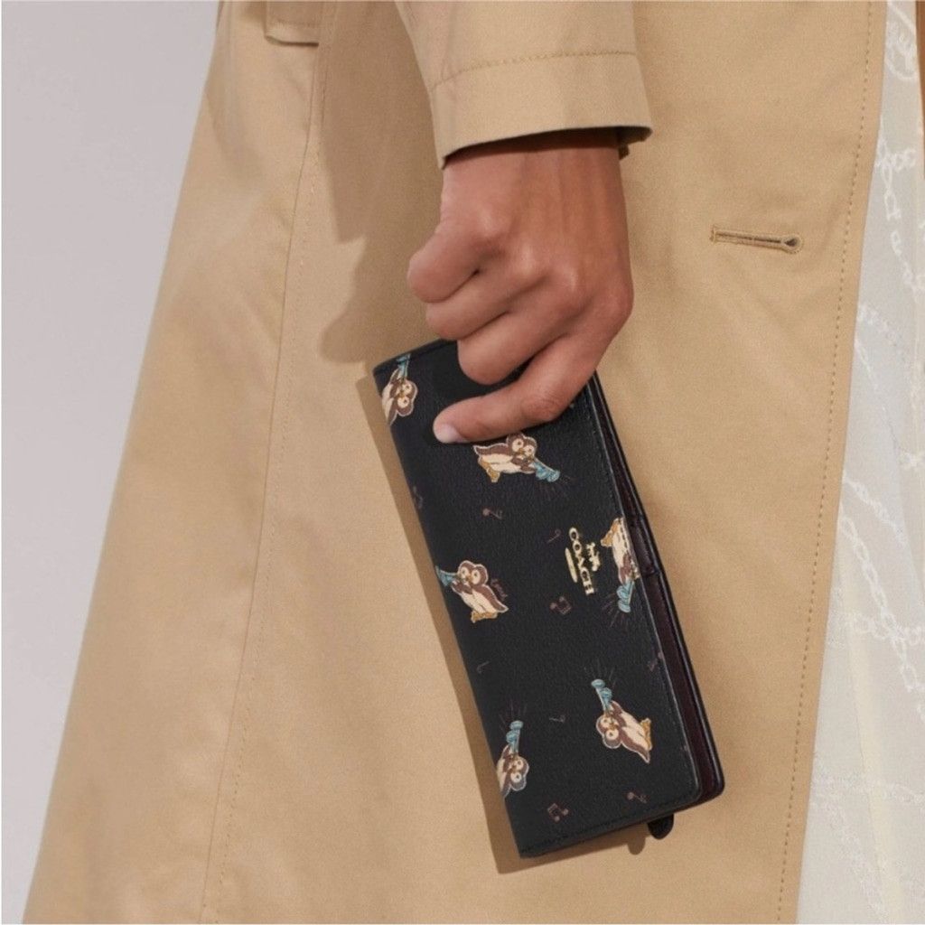 Coach Coach Slim Zip Wallet With Penguin Print Size ONE SIZE - 2 Thumbnail