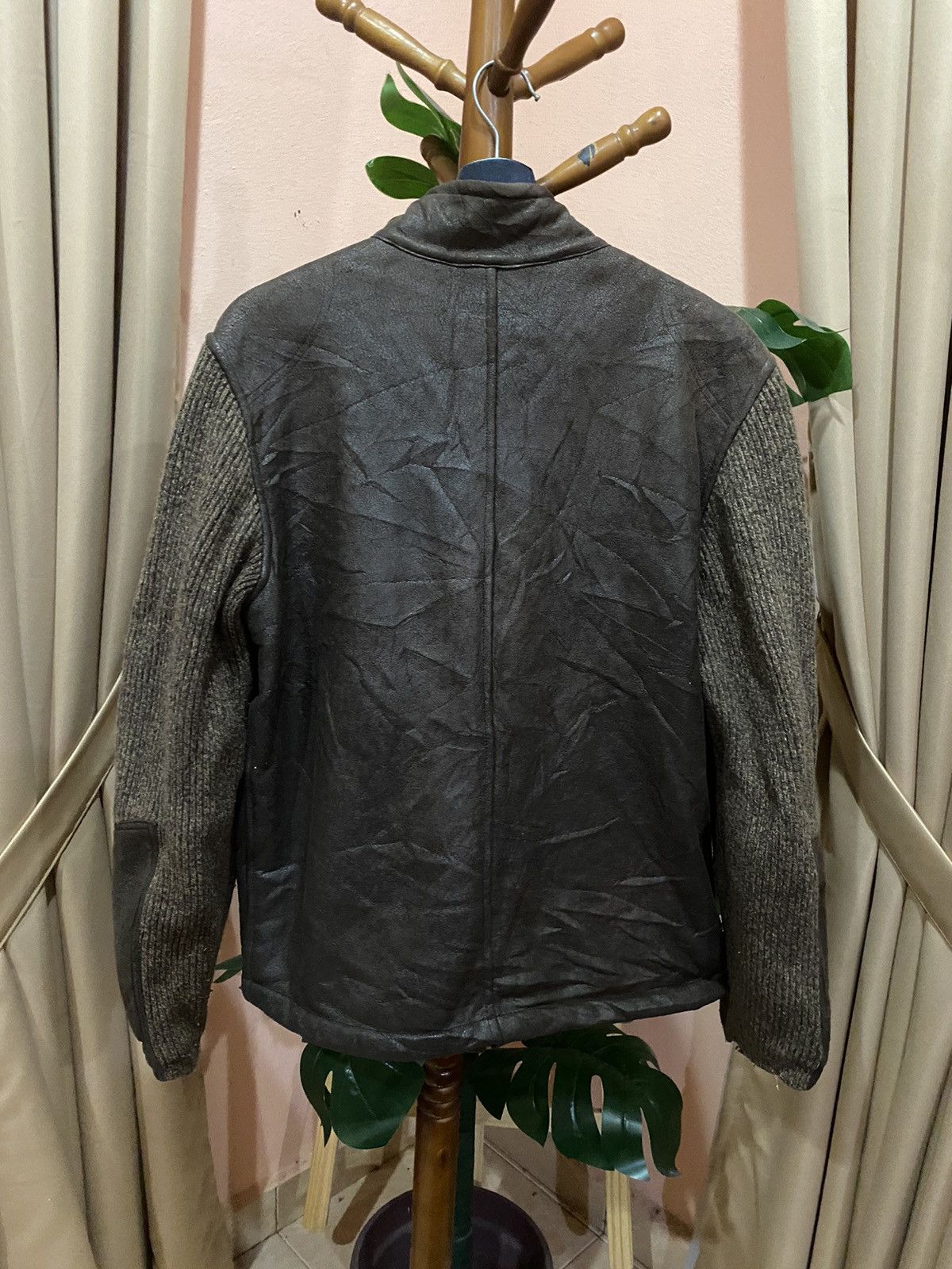 Vintage VINTAGE GAGAM SEUNGJE SUEDE AND KNIT JACKET Size US M / EU 48-50 / 2 - 9 Thumbnail
