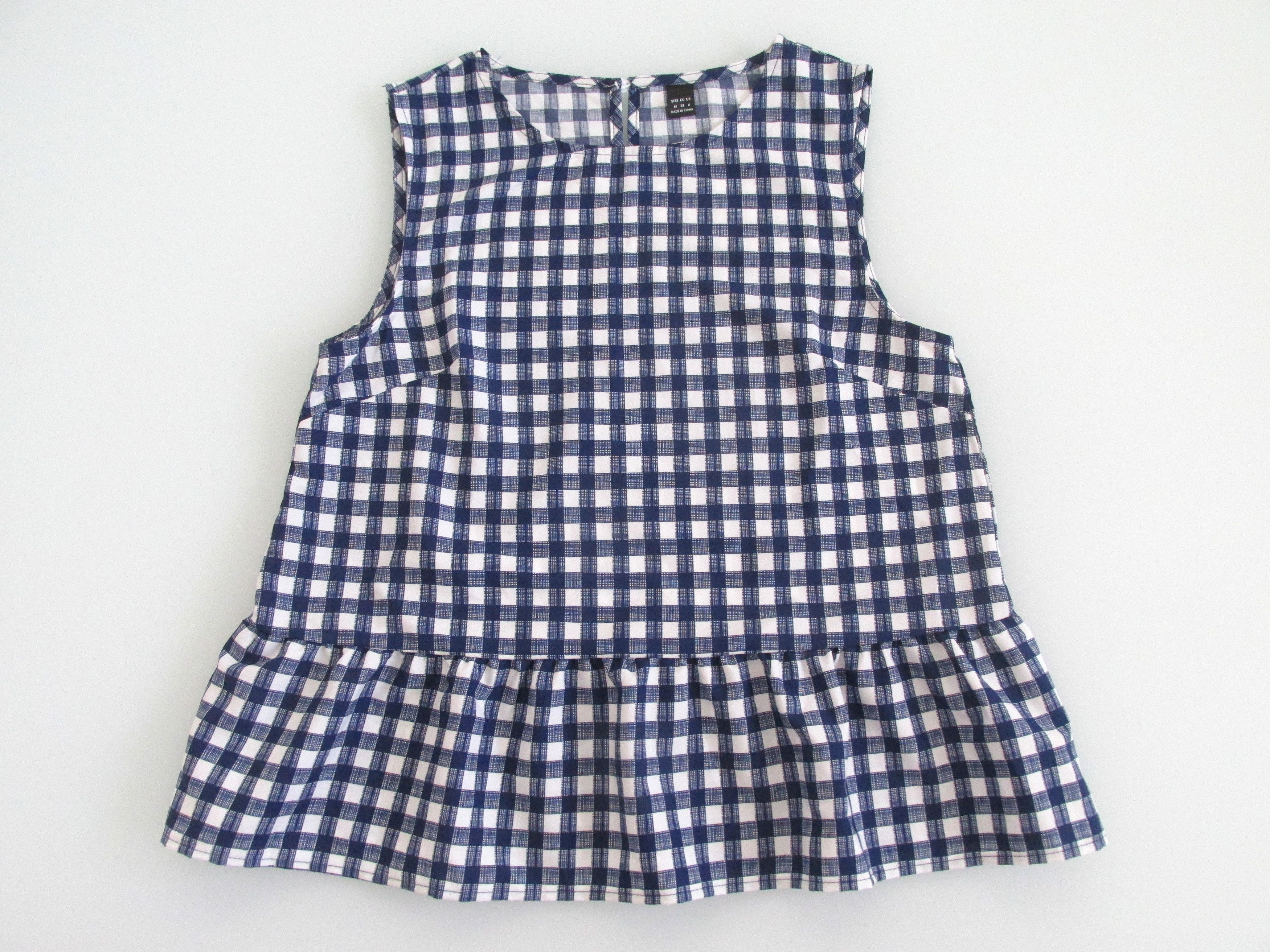 Other Women's Sleeveless Check Blouse Size Medium Size M / US 6-8 / IT 42-44 - 1 Thumbnail
