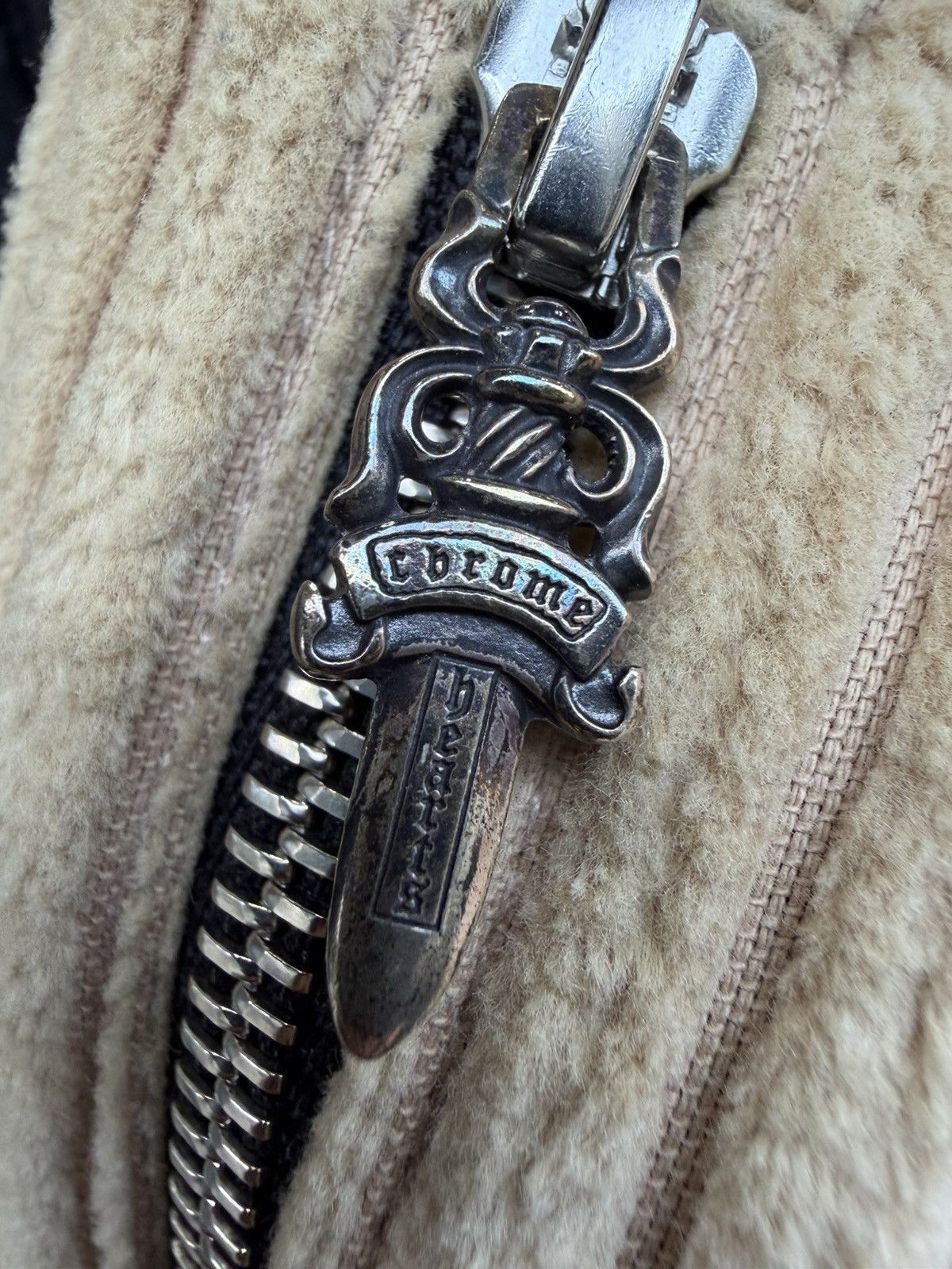 Chrome Hearts Matty Boy Leather Lips Patch Corduroy Down Jacket Size US S / EU 44-46 / 1 - 5 Thumbnail