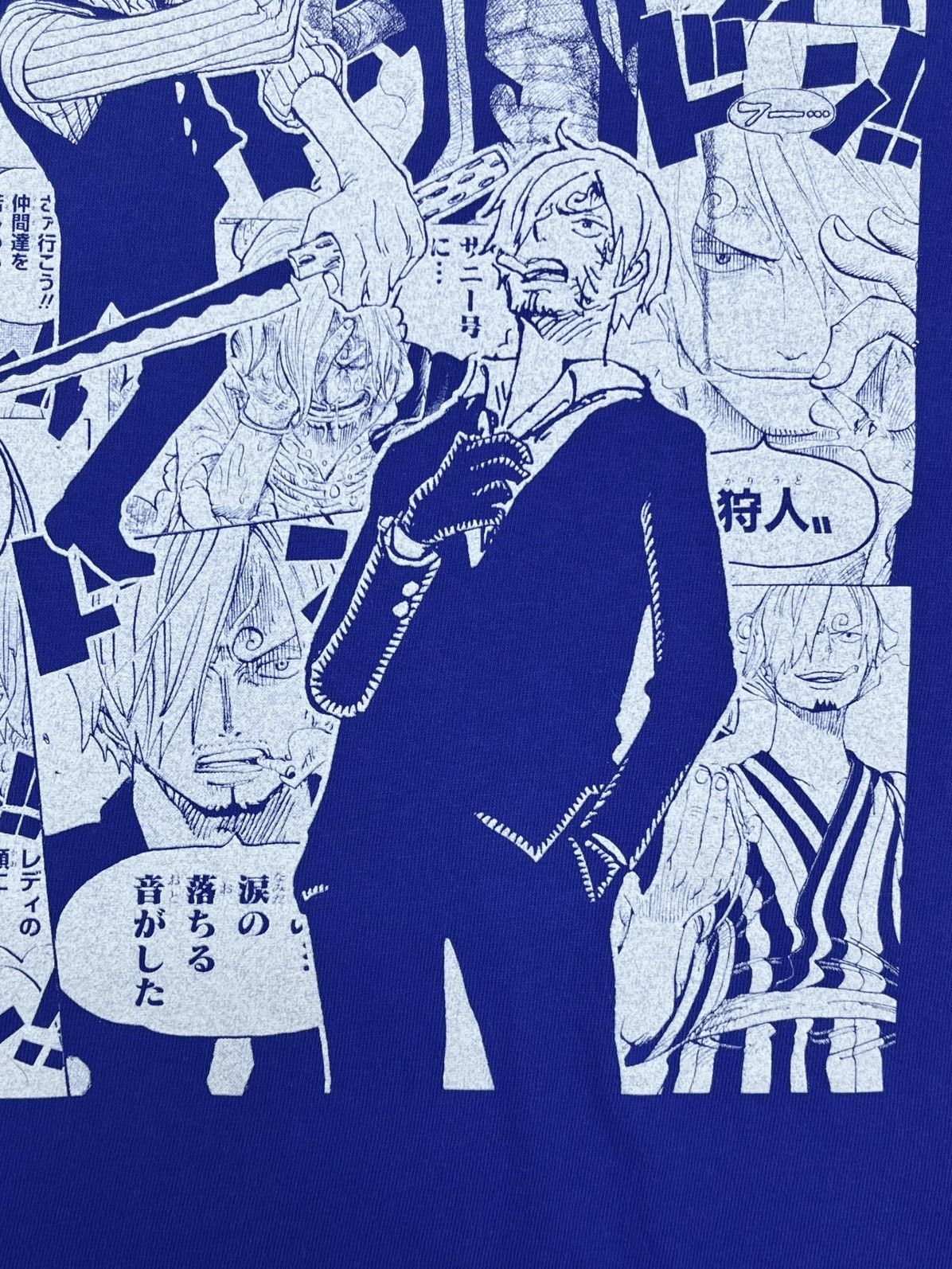 Anime ONE PIECE ‘SANJI’ MANGA PANEL TEE *RARE Size US L / EU 52-54 / 3 - 5 Thumbnail