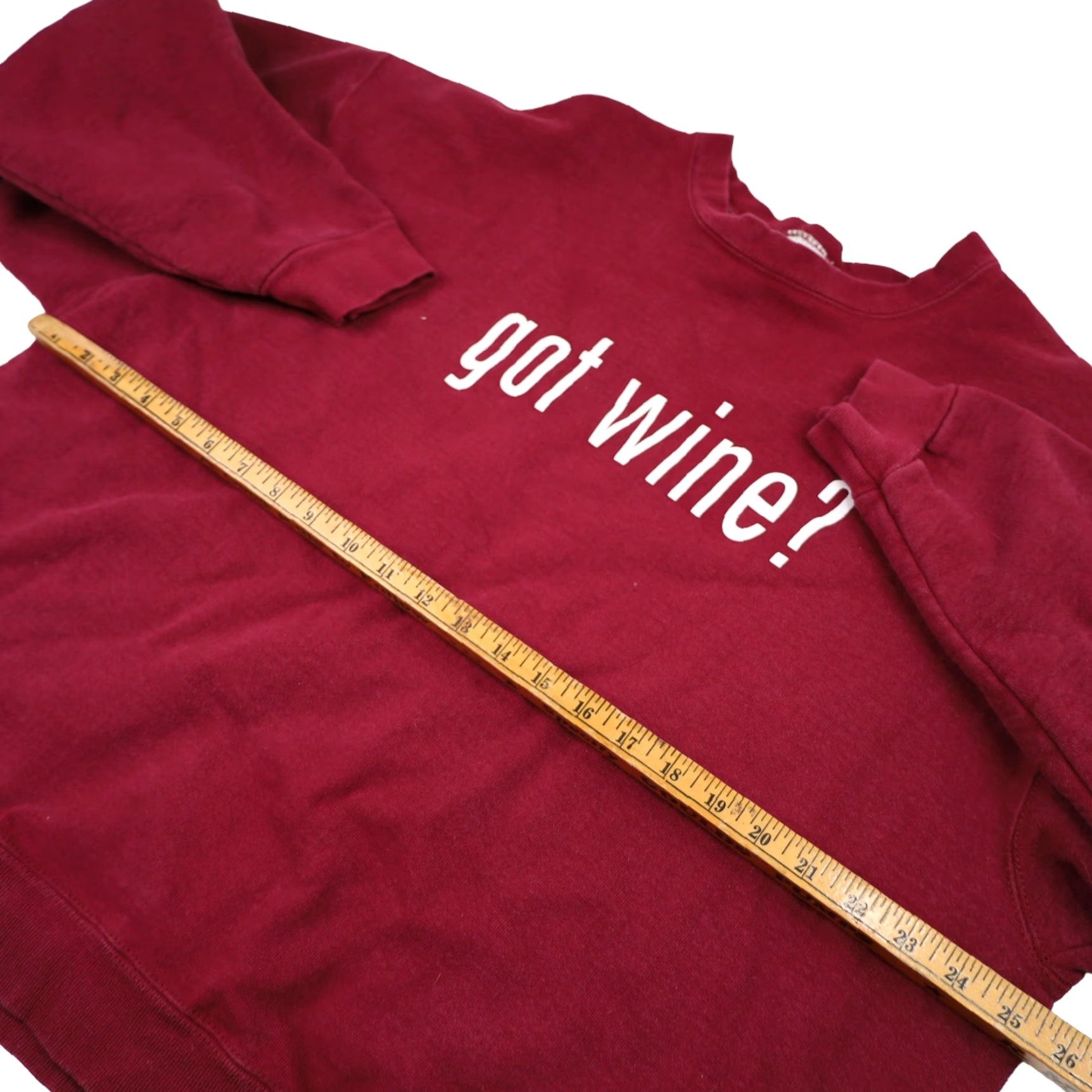 Vintage VINTAGE Got Wine Parody Mens XXL Graphic Sweatshirt Red Size US XXL / EU 58 / 5 - 5 Thumbnail