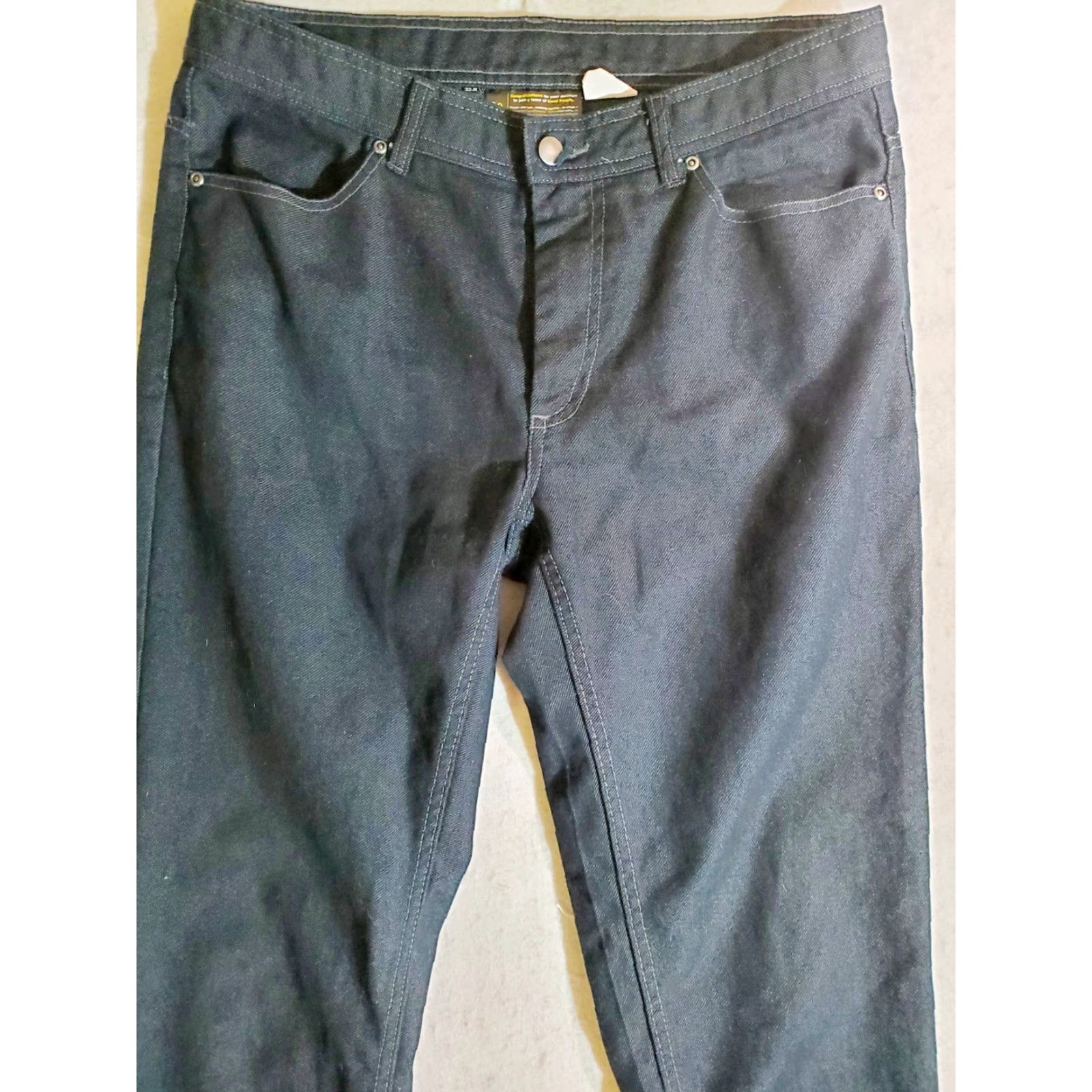 Vintage VINTAGE McDonald's Uniform Jeans Stretch Denim Classic Fit Cotton Blend Mens Sz 32x30 Blk Size 24" / US 00 / IT 34 - 2 Thumbnail