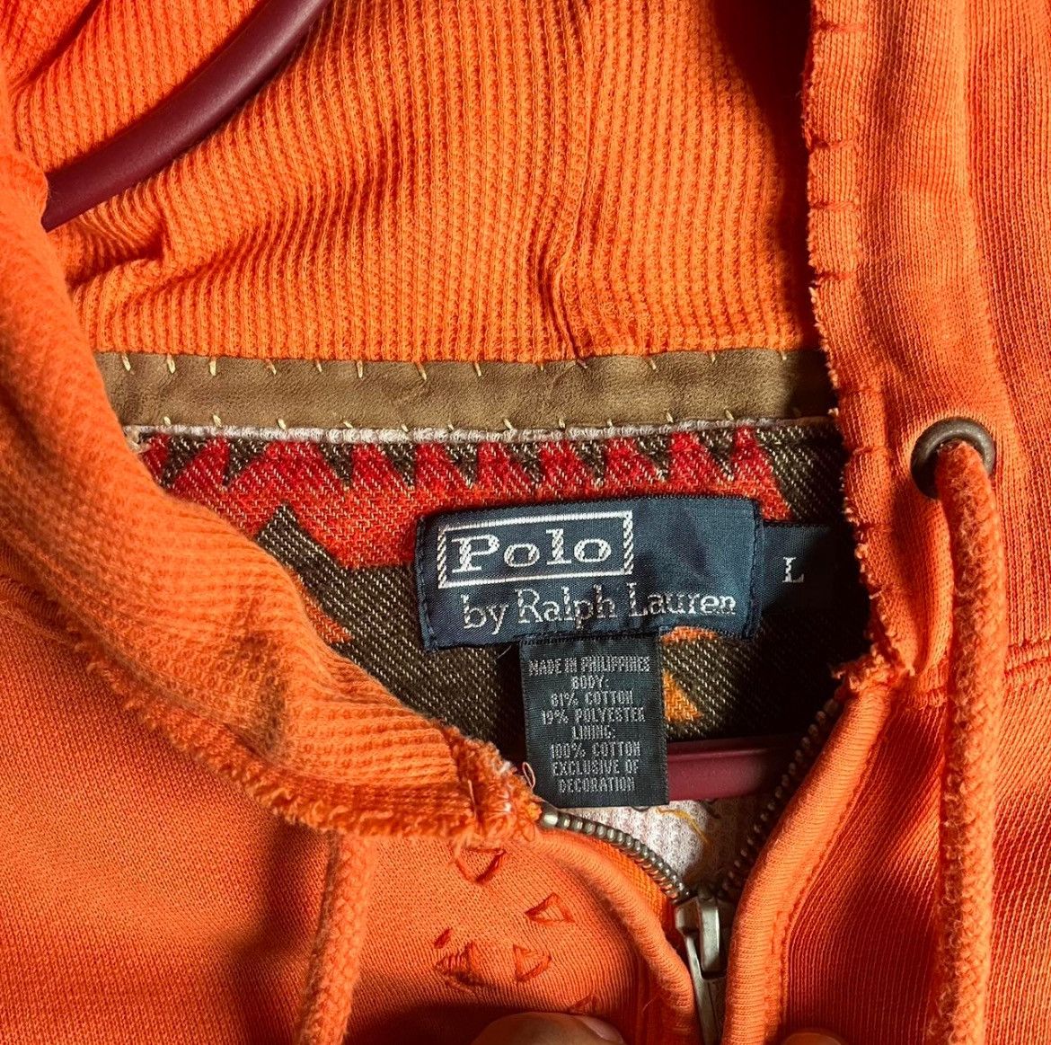 Polo Ralph Lauren Vintage Polo Ralph Zip Up Hoodie Size US M / EU 48-50 / 2 - 3 Thumbnail