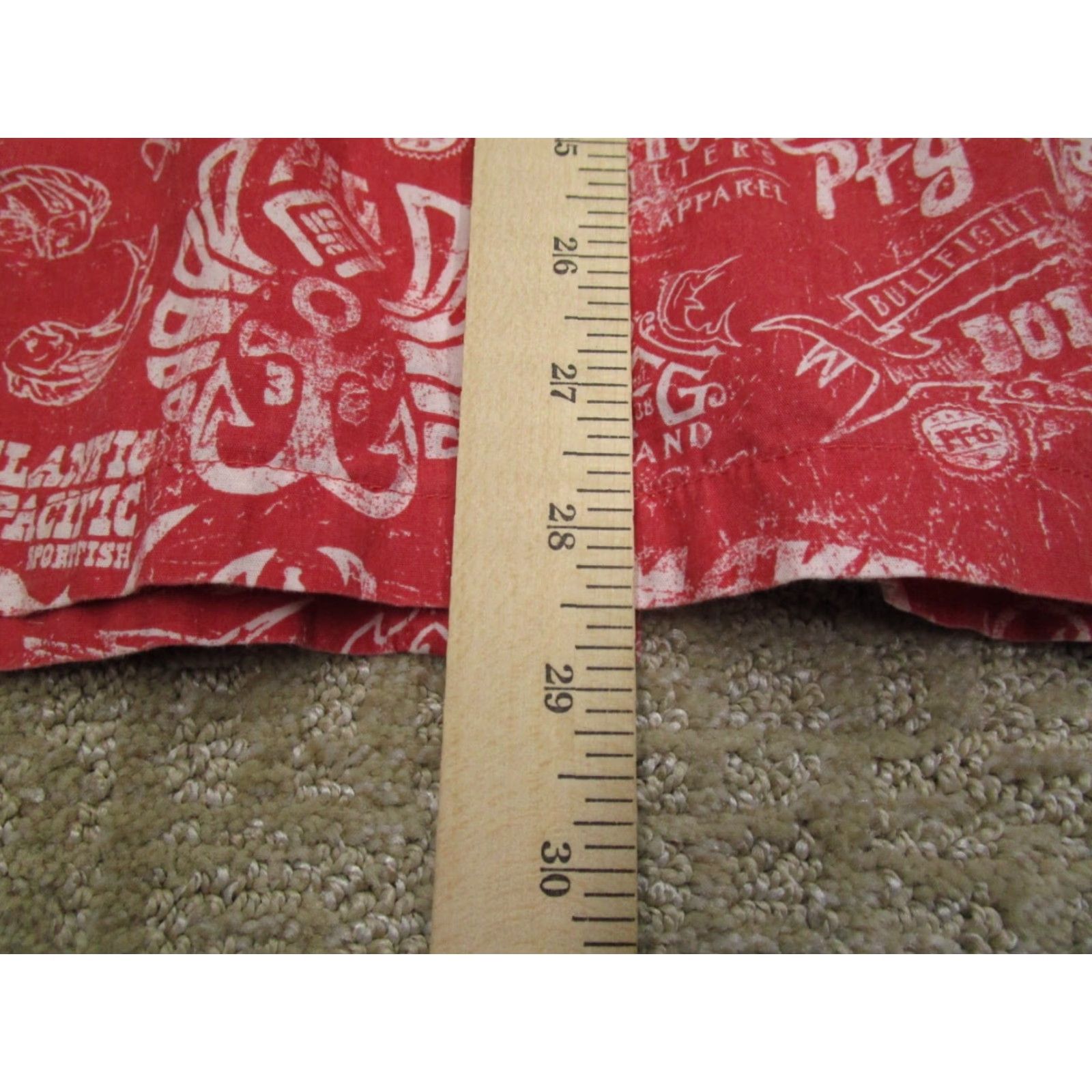 Vintage Columbia Shirt Men Large Red Short Sleeve PFG Button-Up Collared Fishing All Over Print AOP Sea/Vintage: No Size US L / EU 52-54 / 3 - 6 Thumbnail