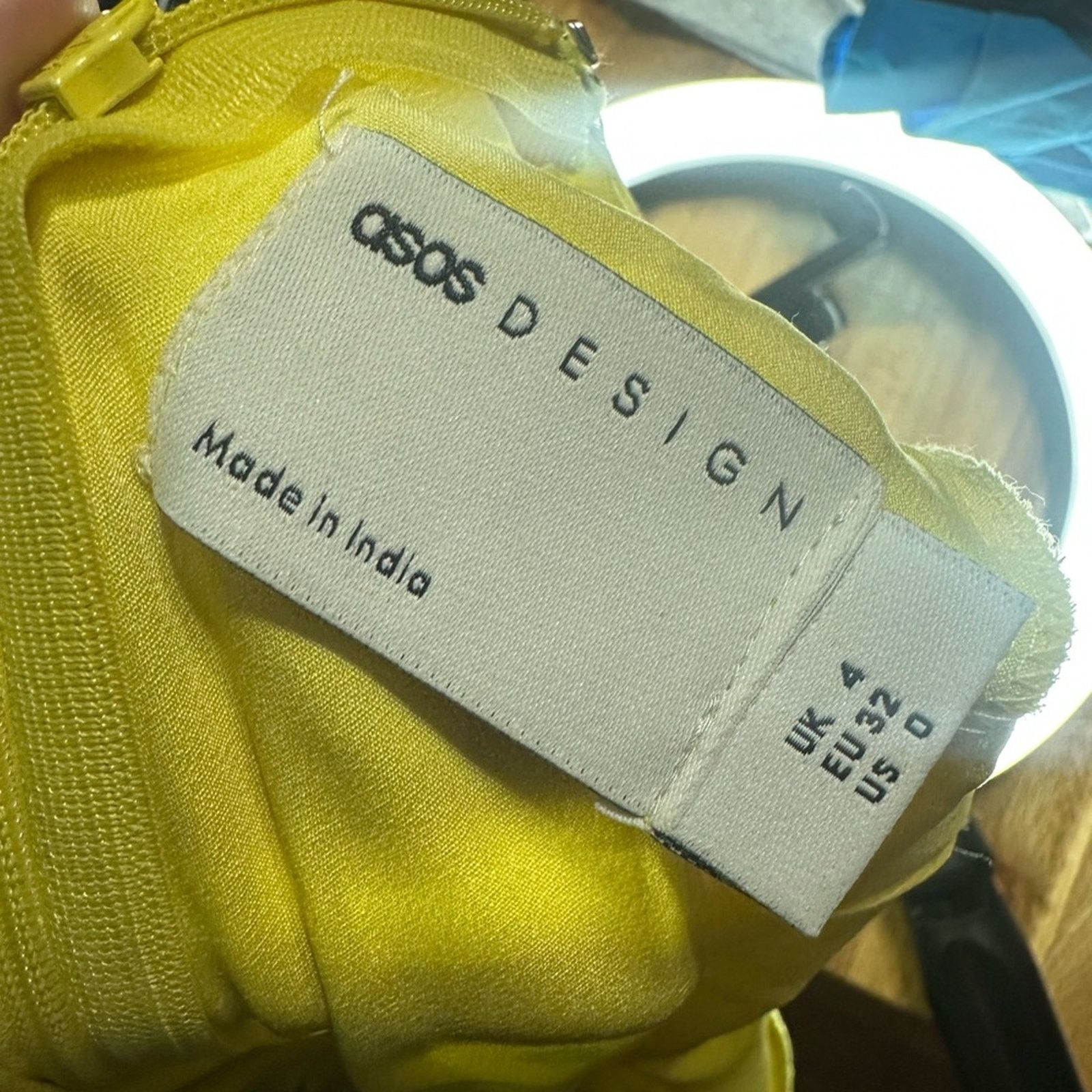 Asos ASOS Design Pleated Midi Dress Floral Print Yellow Size XS / US 0-2 / IT 36-38 - 5 Thumbnail