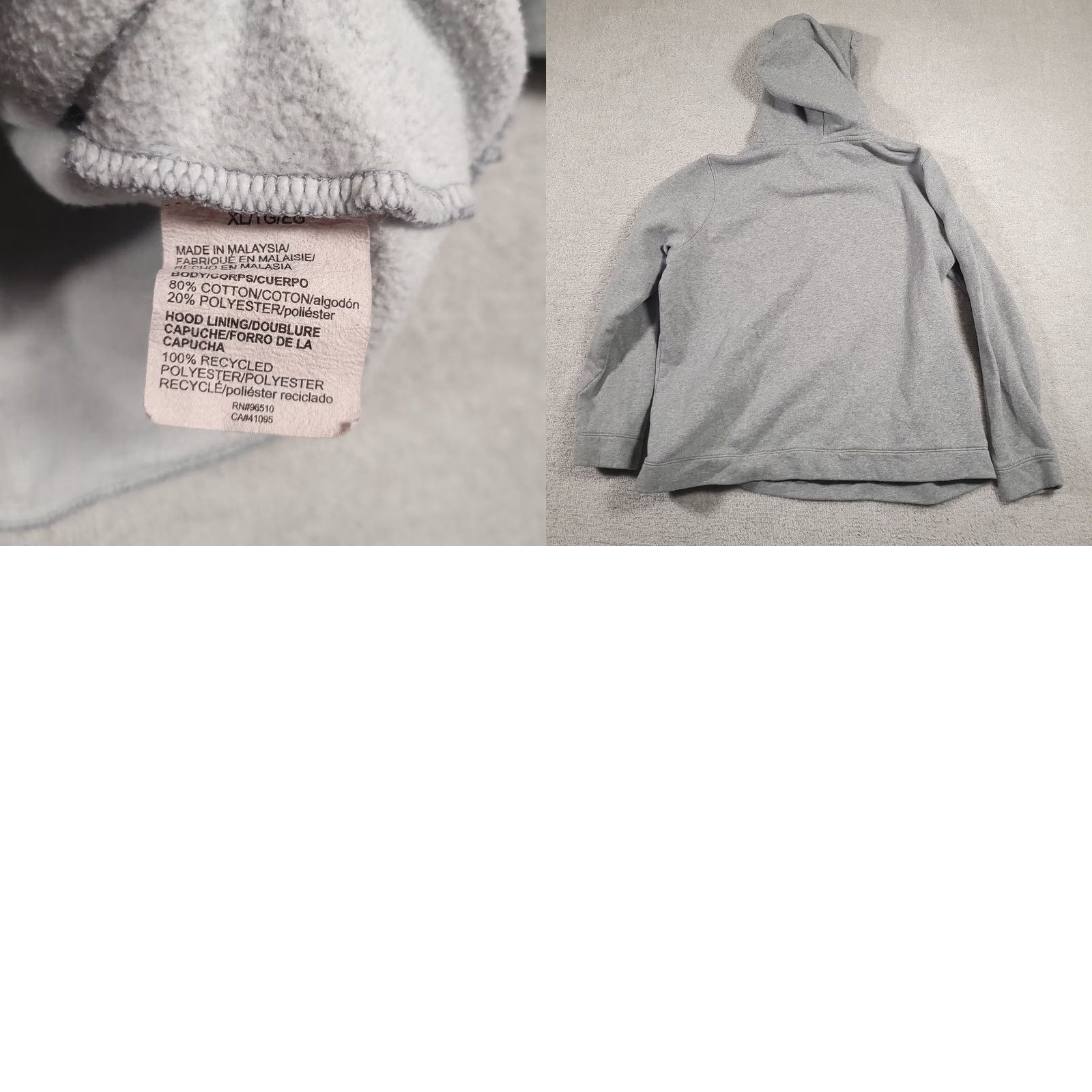 Under Armour Under Armour Hoodie Womens XL Gray Loose Sweatshirt Pockets Logo Embroidered Athletic PullOver Pullover Sweatshirt Sports Fashion Size XL / US 12-14 / IT 48-50 - 9 Thumbnail