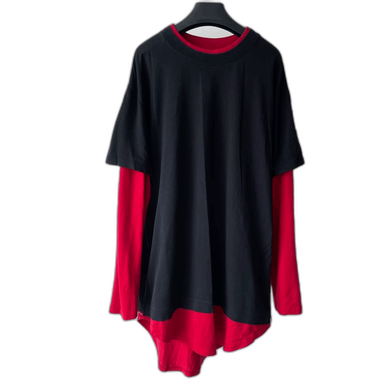 Mastermind Japan Black Red Long Sleeve Shirt