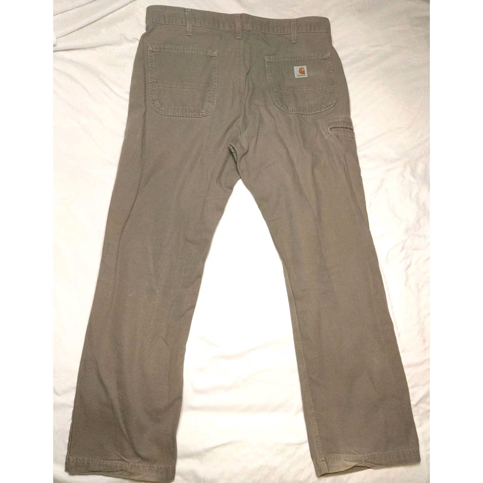 Carhartt Carhartt Pants Mens 36x32 Tan Relaxed Fit Canvas Khaki B299 MUS Pants Men Tan Relaxed 36x32 5-Pocket Khakis Workwear Casual Size US 36 / EU 52 - 7 Thumbnail